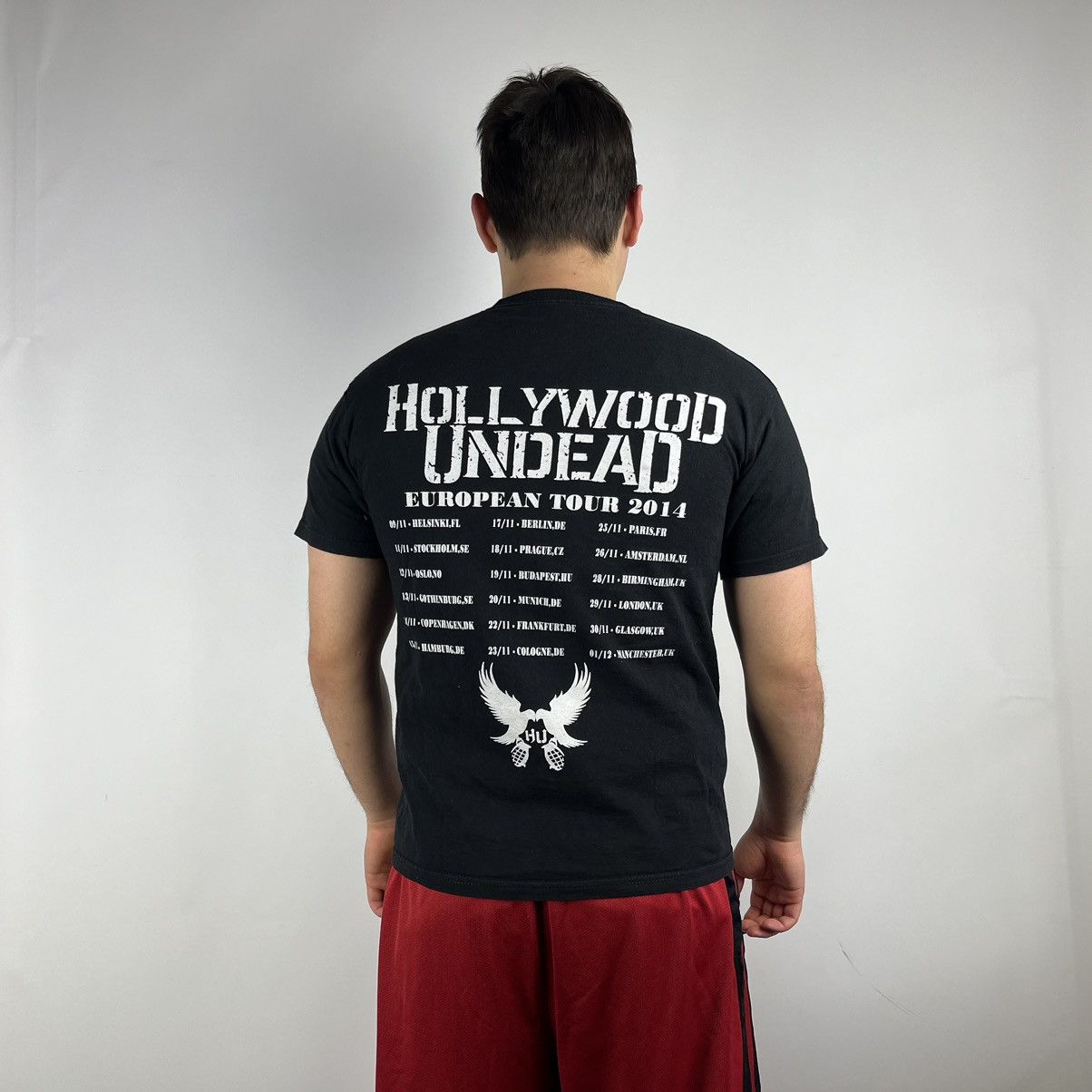 Band Tees Hollywood undead Tshirt rock size Medium Size US M / EU 48-50 / 2 - 2 Thumbnail