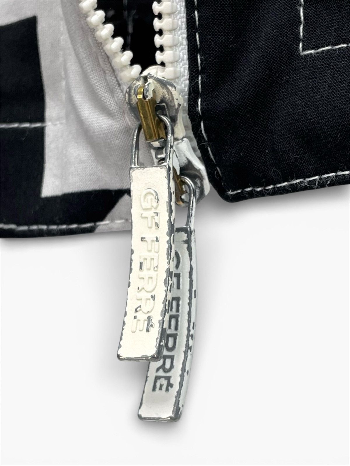 Gianfranco Ferre Gianfranco Ferré – GF Ferré Vintage Geometric Zip Jacket Size M / US 6-8 / IT 42-44 - 6 Thumbnail