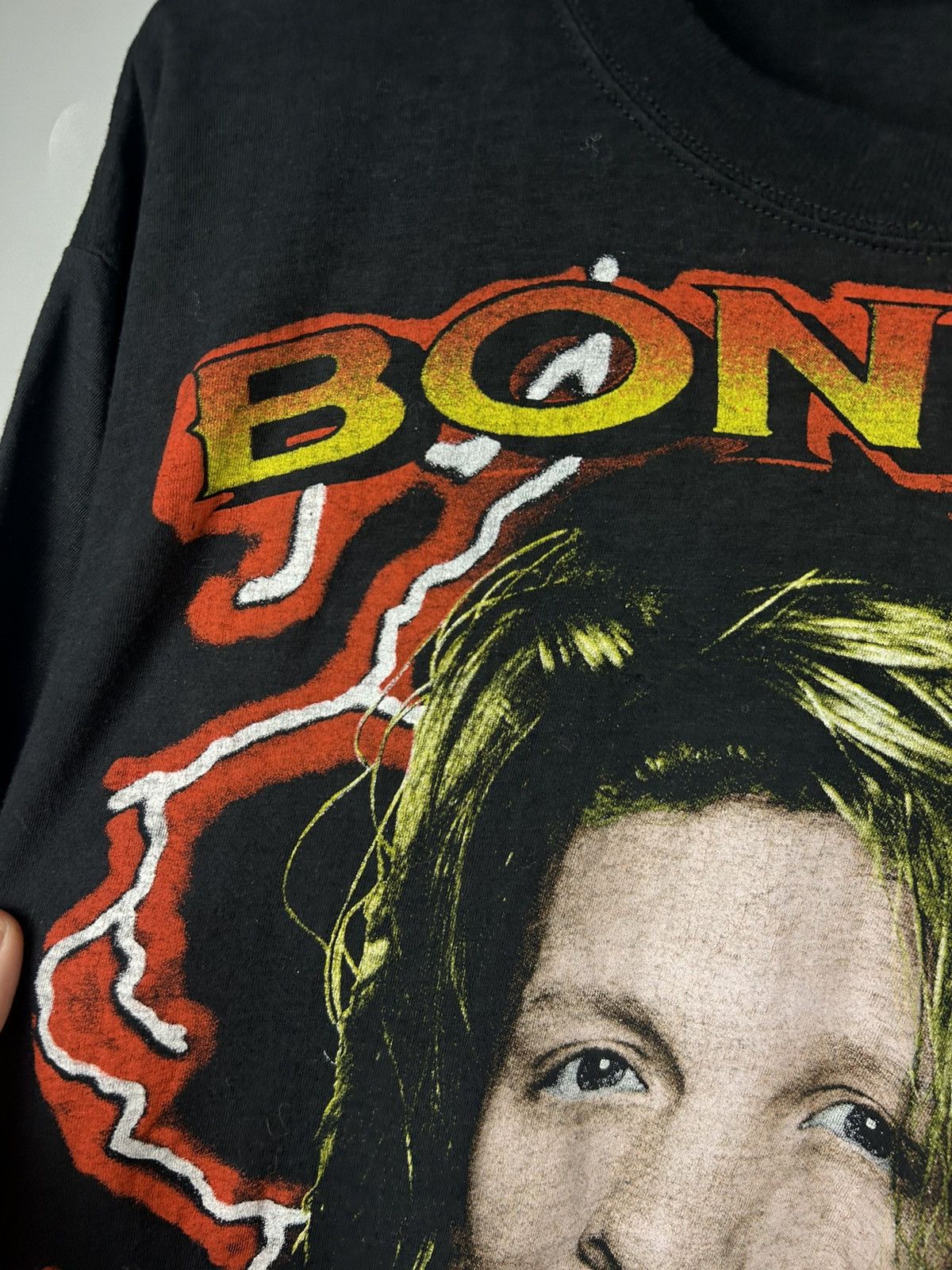 Band Tees × Bon Jovi × Vintage Vintage 90s Bon Jovi All Over Print T shirt Size US L / EU 52-54 / 3 - 10 Thumbnail