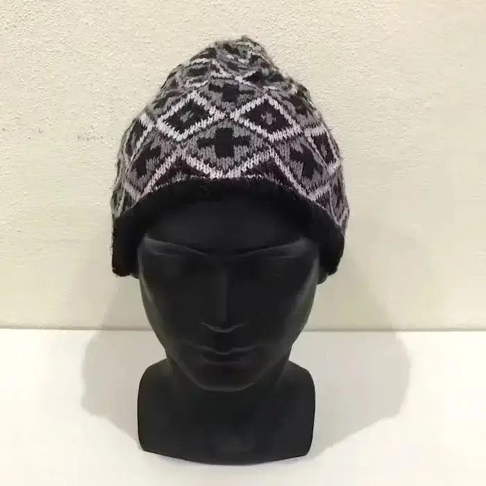 Japanese Brand Japanese Brand Overprint Beanie Hat Size ONE SIZE - 3 Thumbnail