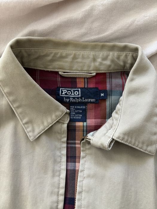 Vintage Polo Ralph Lauren Zip Up Rain Jacket Size L