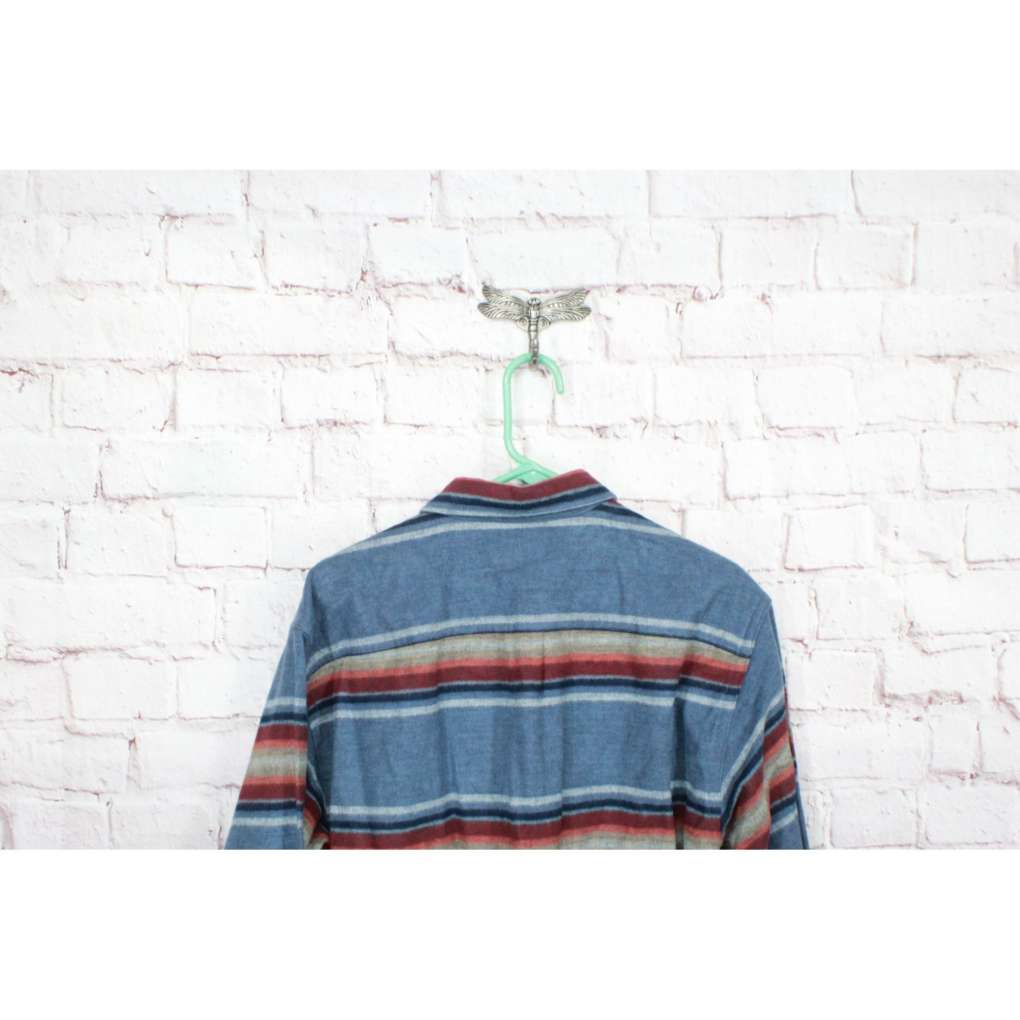 L.L. Bean LL Bean Men's Chamois Shirt Traditional Fit Stripe Rangeley Size US L / EU 52-54 / 3 - 4 Thumbnail