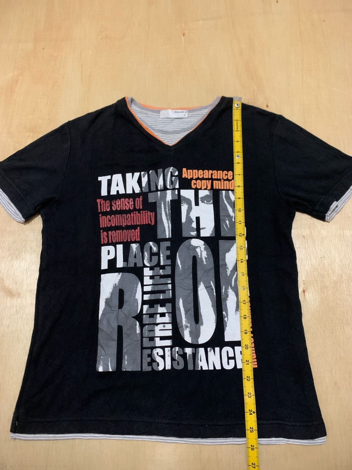 Hysteric Glamour × If Six Was Nine × Japanese Brand Y2k Excuse Hysteric Glamour Style Tshirt Size US L / EU 52-54 / 3 - 11 Thumbnail