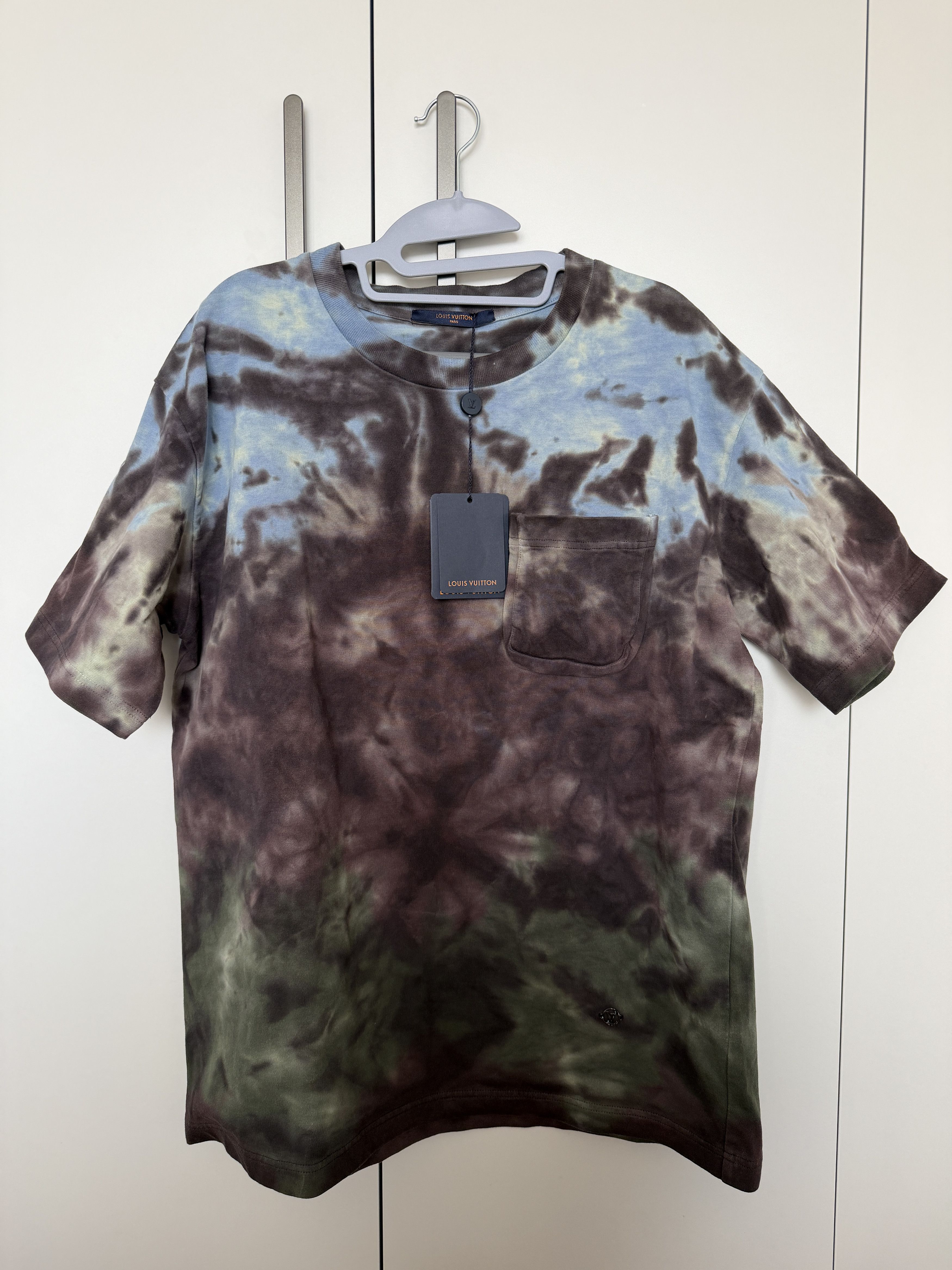LOUIS VUITTON TIE DYE POCKET TEE OVERSIZE