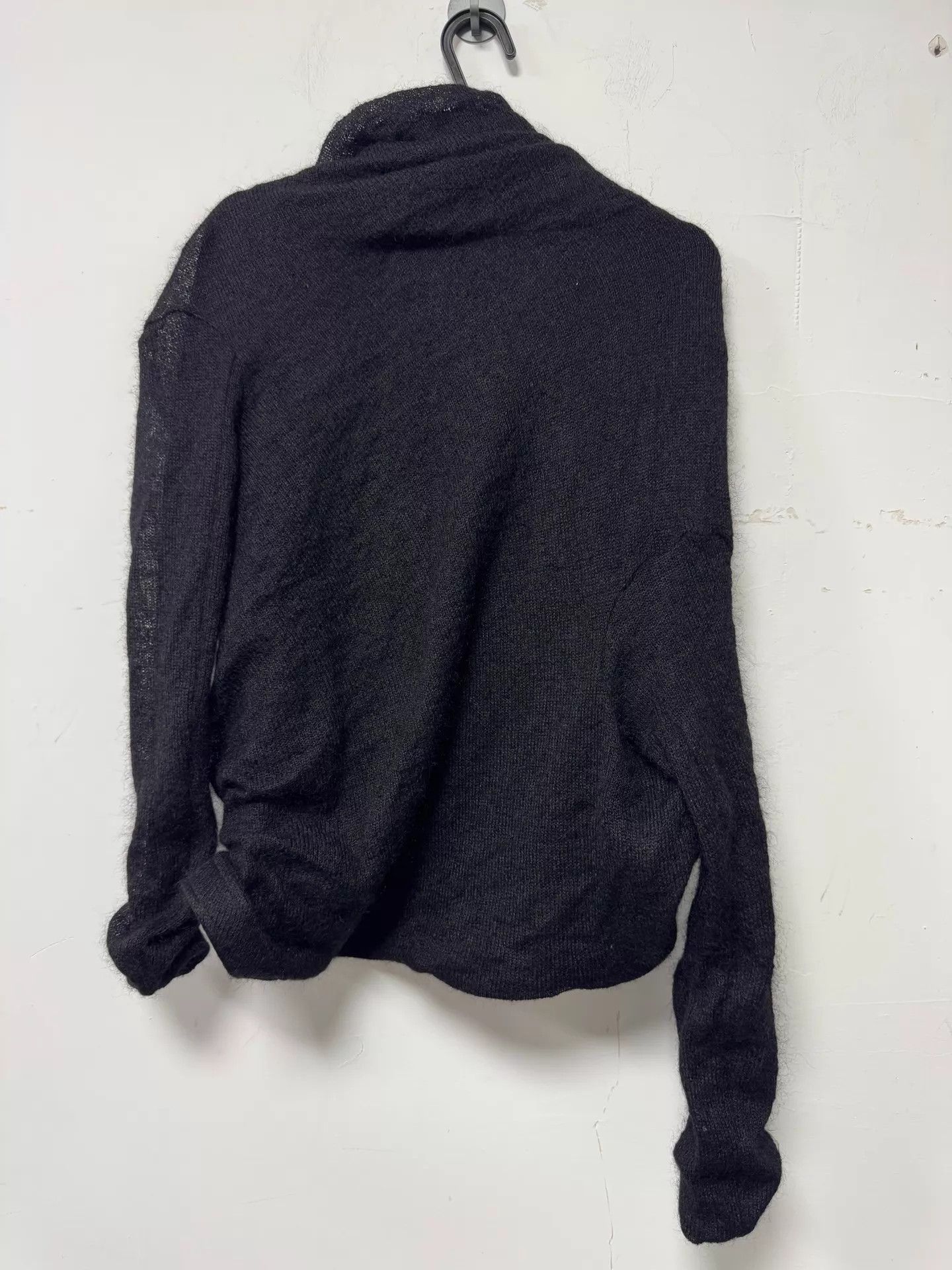 Junya Watanabe Junya Watanabe black short mohair jacket Size S / US 4 / IT 40 - 2 Thumbnail