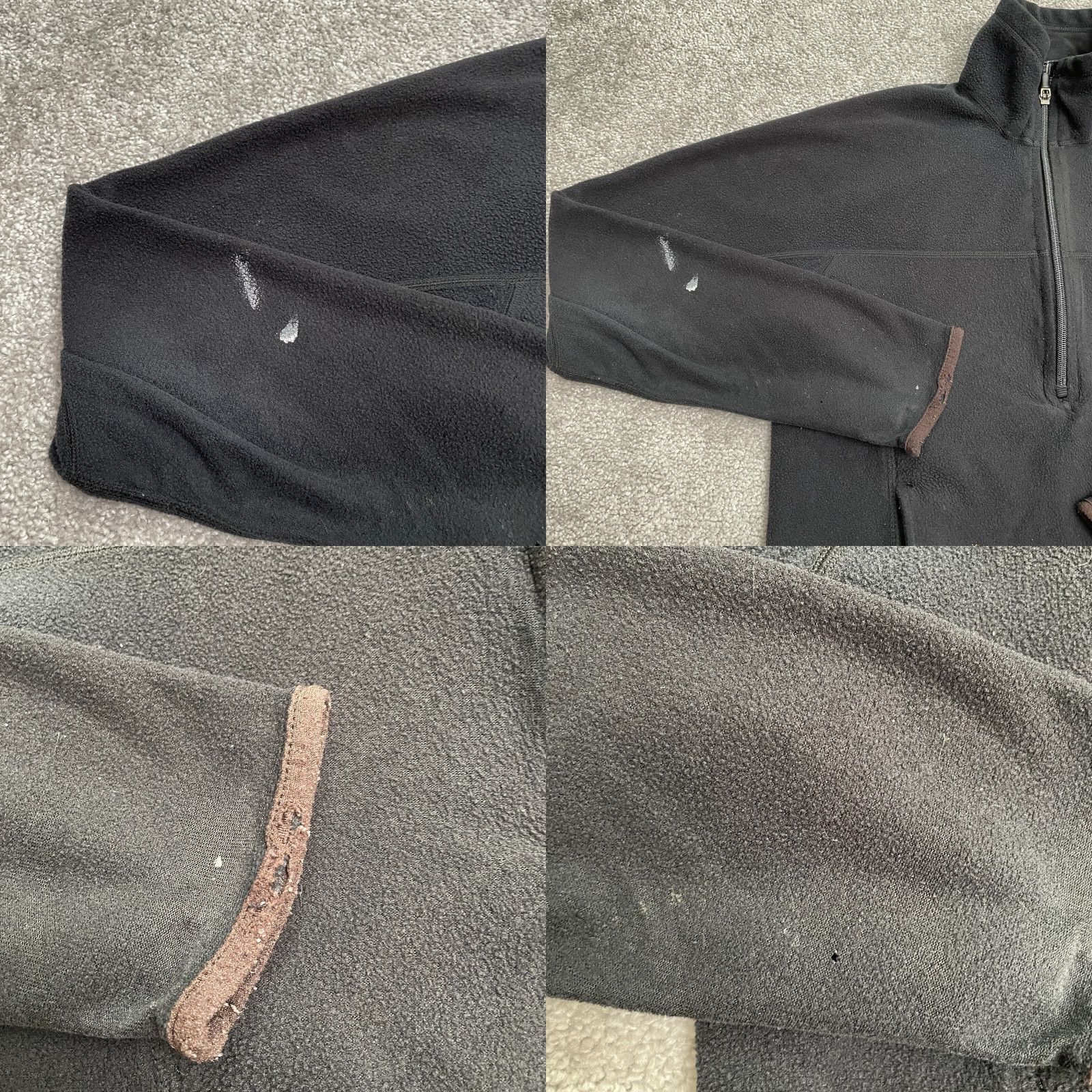 Patagonia VINTAGE Patagonia Jacket Womens M Black 1/2 Zip Fleece Synchilla Outdoor Classic Outdoor Mid-Length Casual Size M / US 6-8 / IT 42-44 - 8 Thumbnail