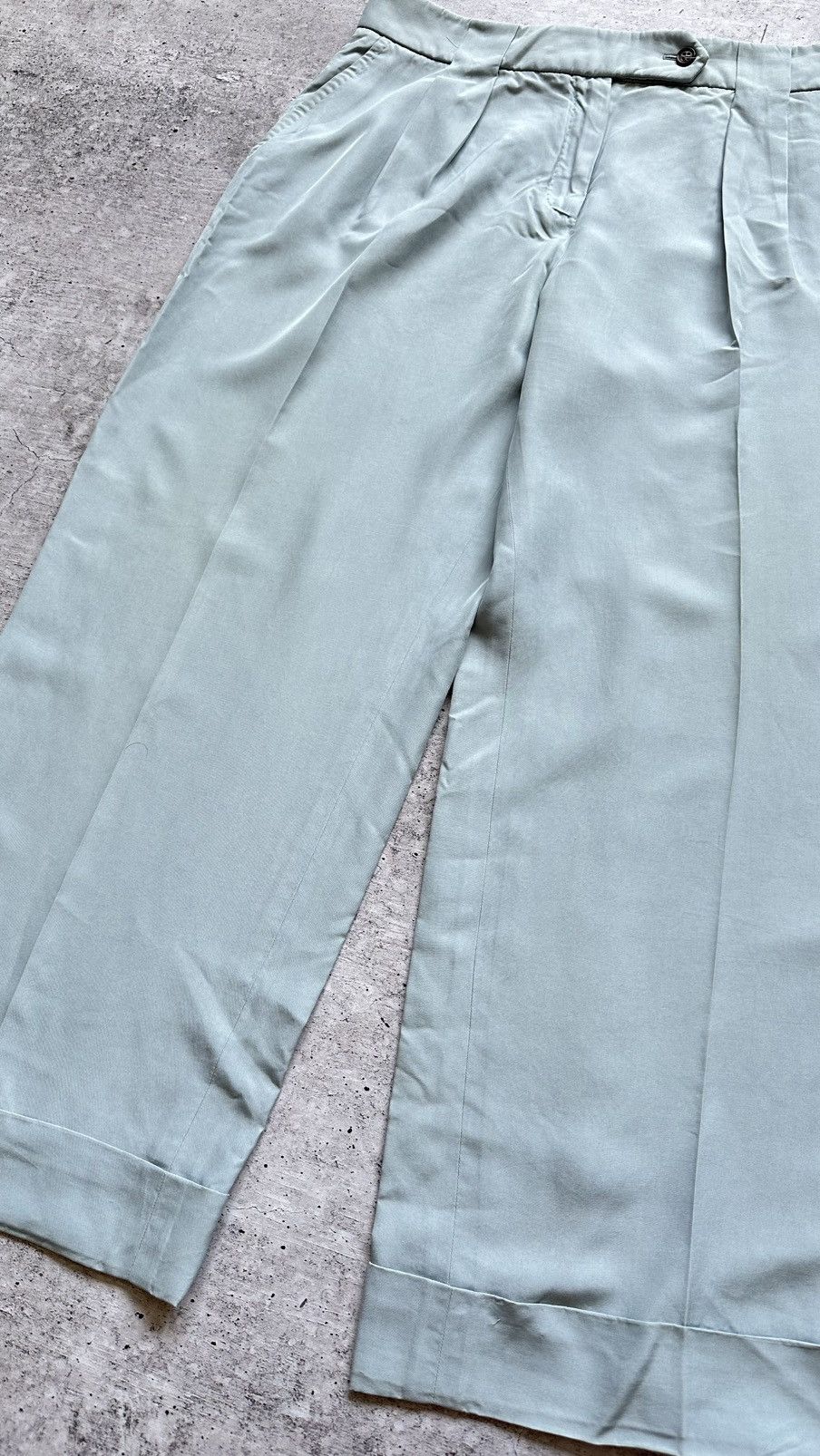 Loro Piana Women's Loro Piana Wide Legs Vintage Pants Size 34" / US 12 / IT 48 - 7 Thumbnail