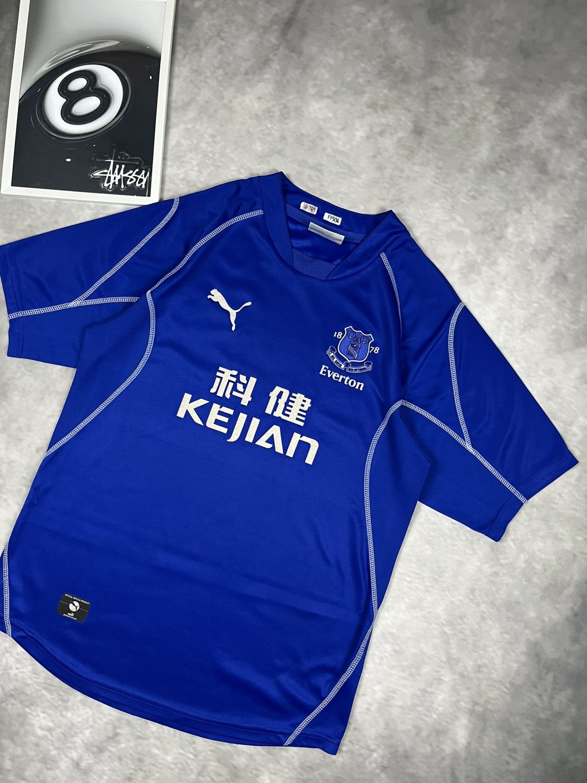 Puma Vintage Everton FC Home Shirt 2002/03 PUMA KEJIAN L Size Size US L / EU 52-54 / 3 - 2 Thumbnail