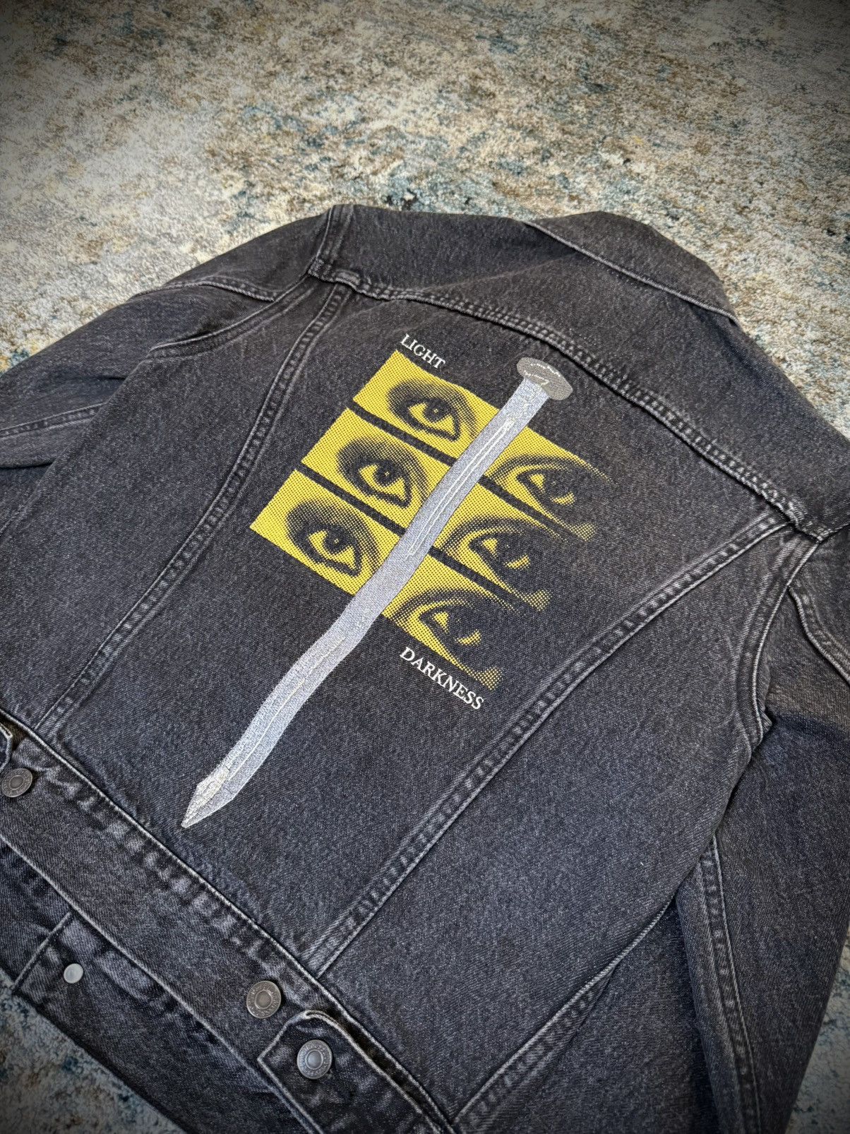 Levi's × Undercover Levis x Undercover Black Type III 3 Denim Trucker Jacket Size US S / EU 44-46 / 1 - 2 Thumbnail