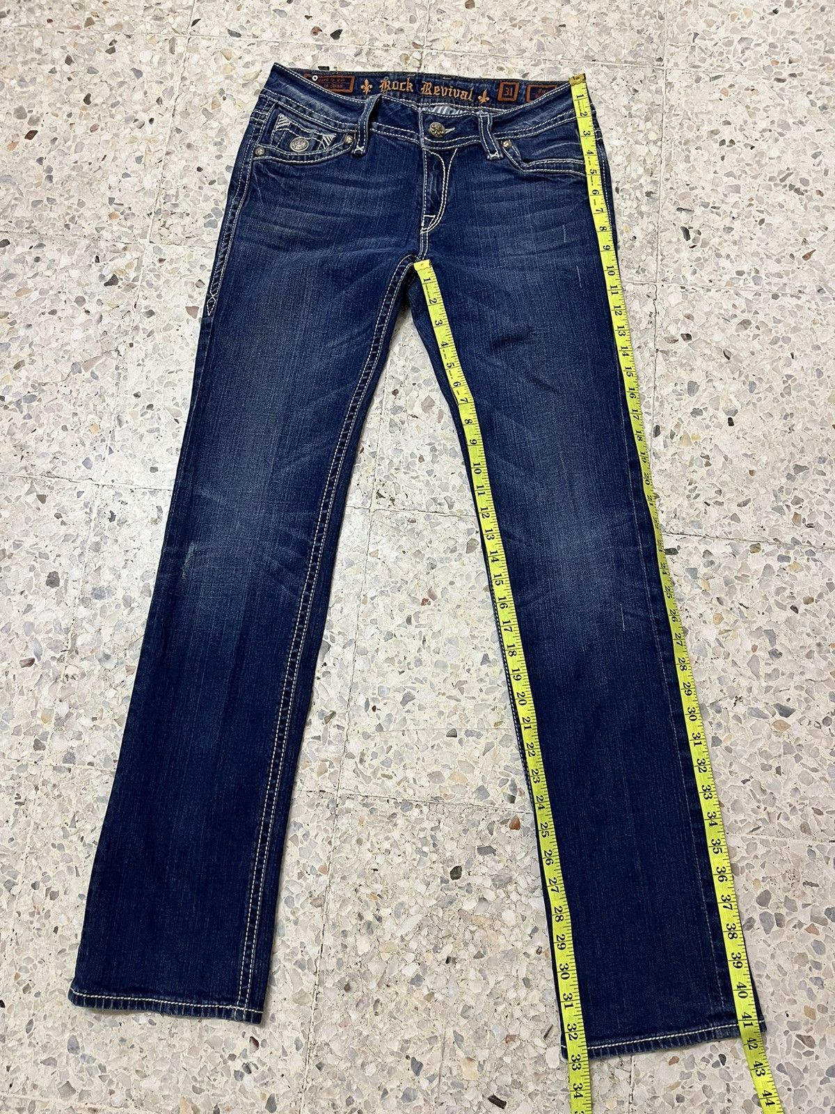 Rock Revival Vintage rock revival jeans Size 31" - 16 Thumbnail