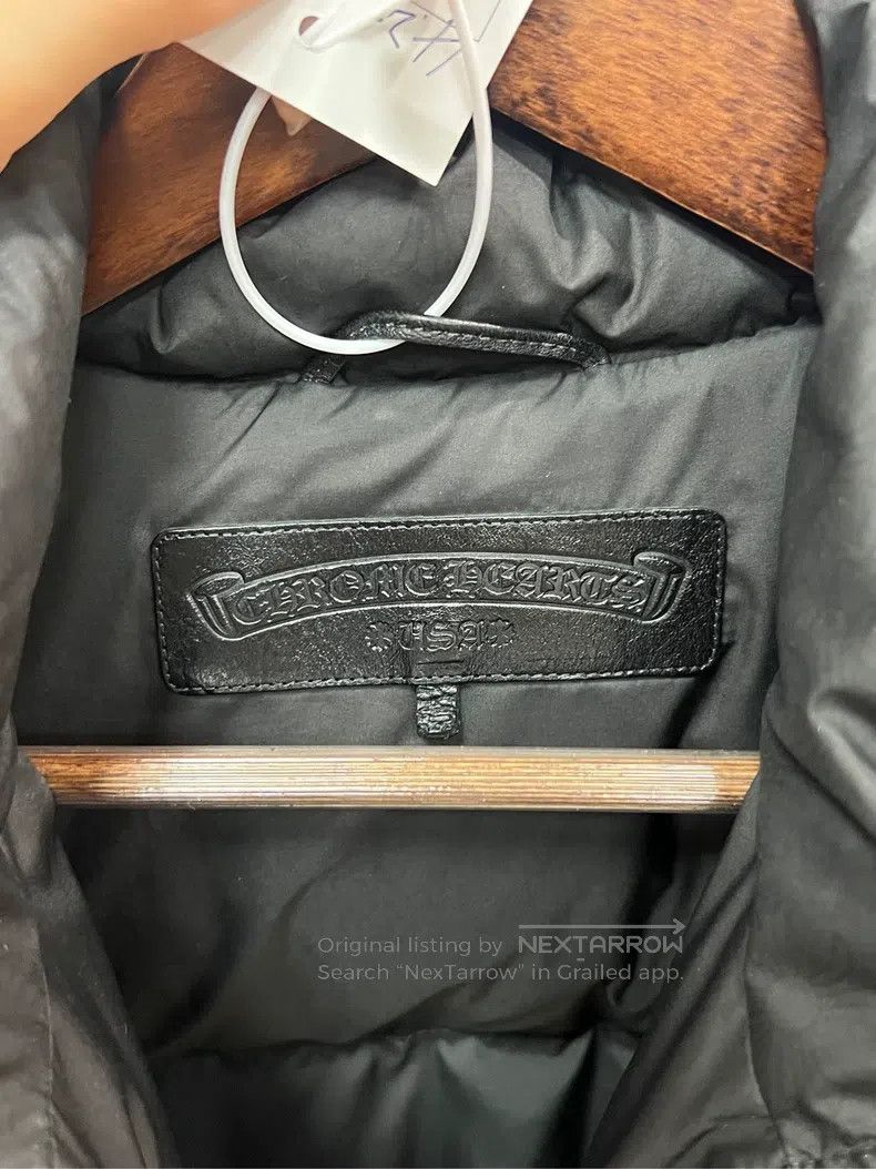 Chrome Hearts CHROME HEARTS Size L Black dark printed down jacket Size US L / EU 52-54 / 3 - 6 Thumbnail