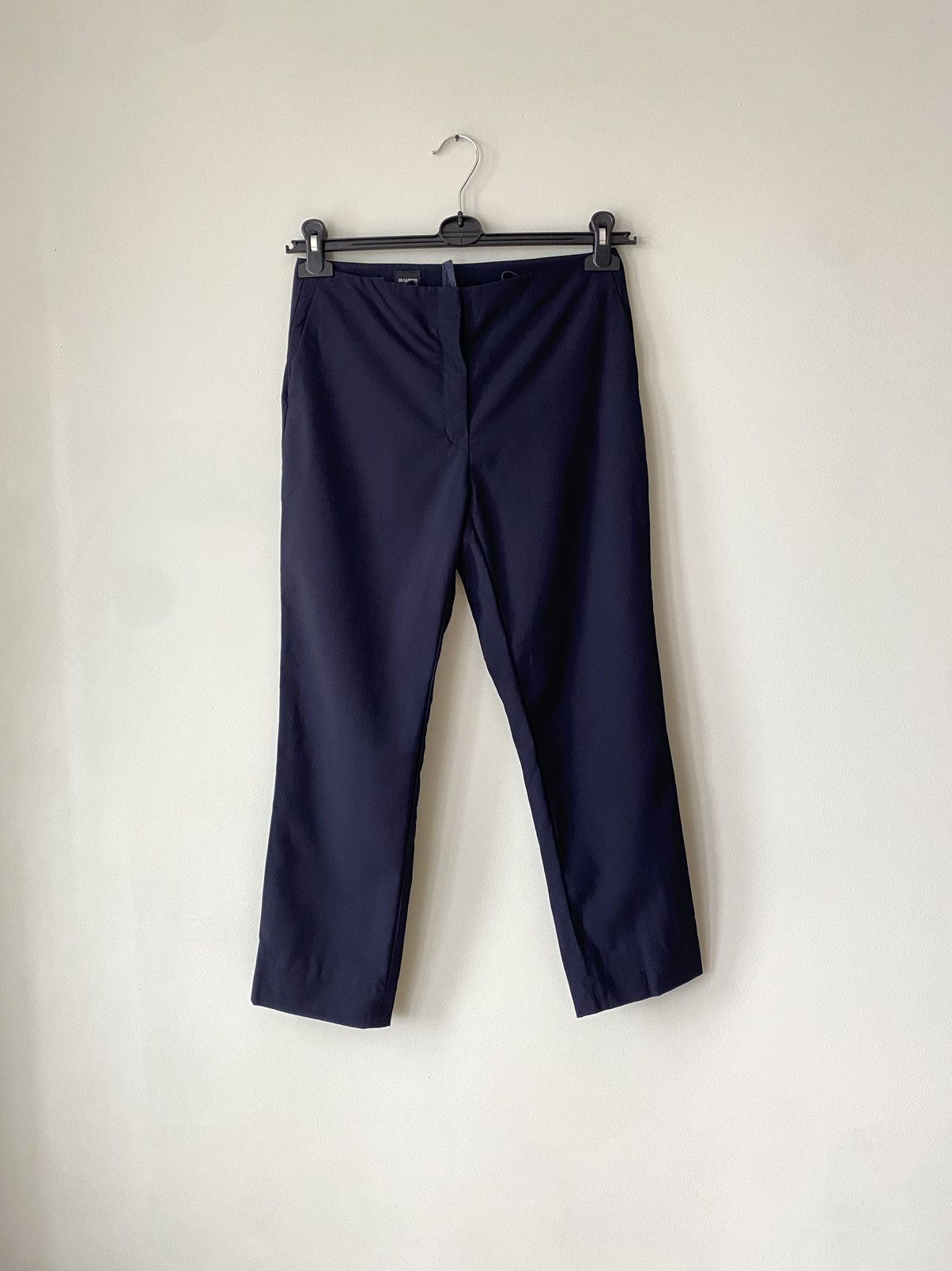image of Jil Sander X Raf Simon’S Tailored Trousers Pants in Navy, Women's (Size 26)