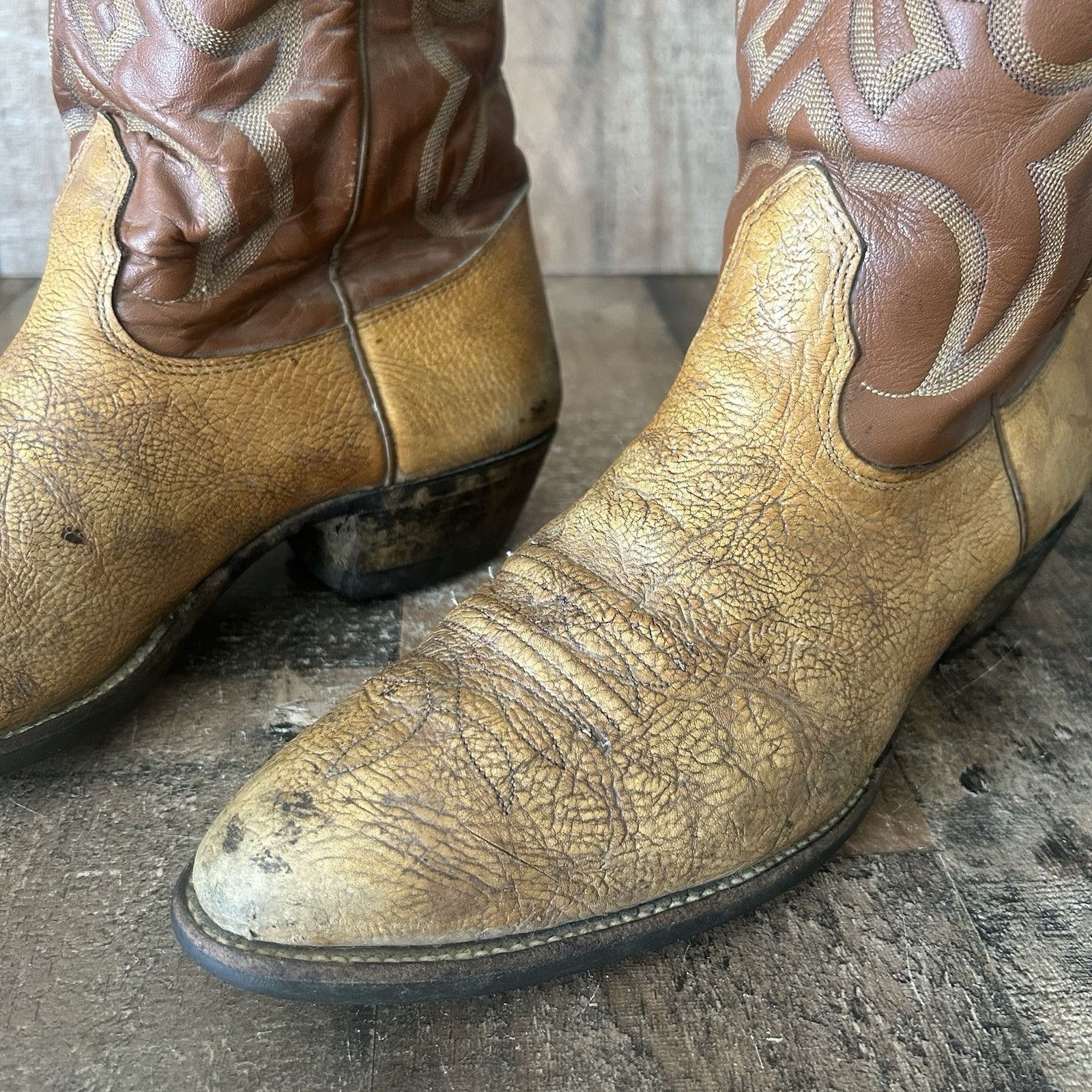 Nocona Boots Nocona Vintage Western Cowboy Boots Mens 11 D Size US 11 / EU 44 - 10 Thumbnail