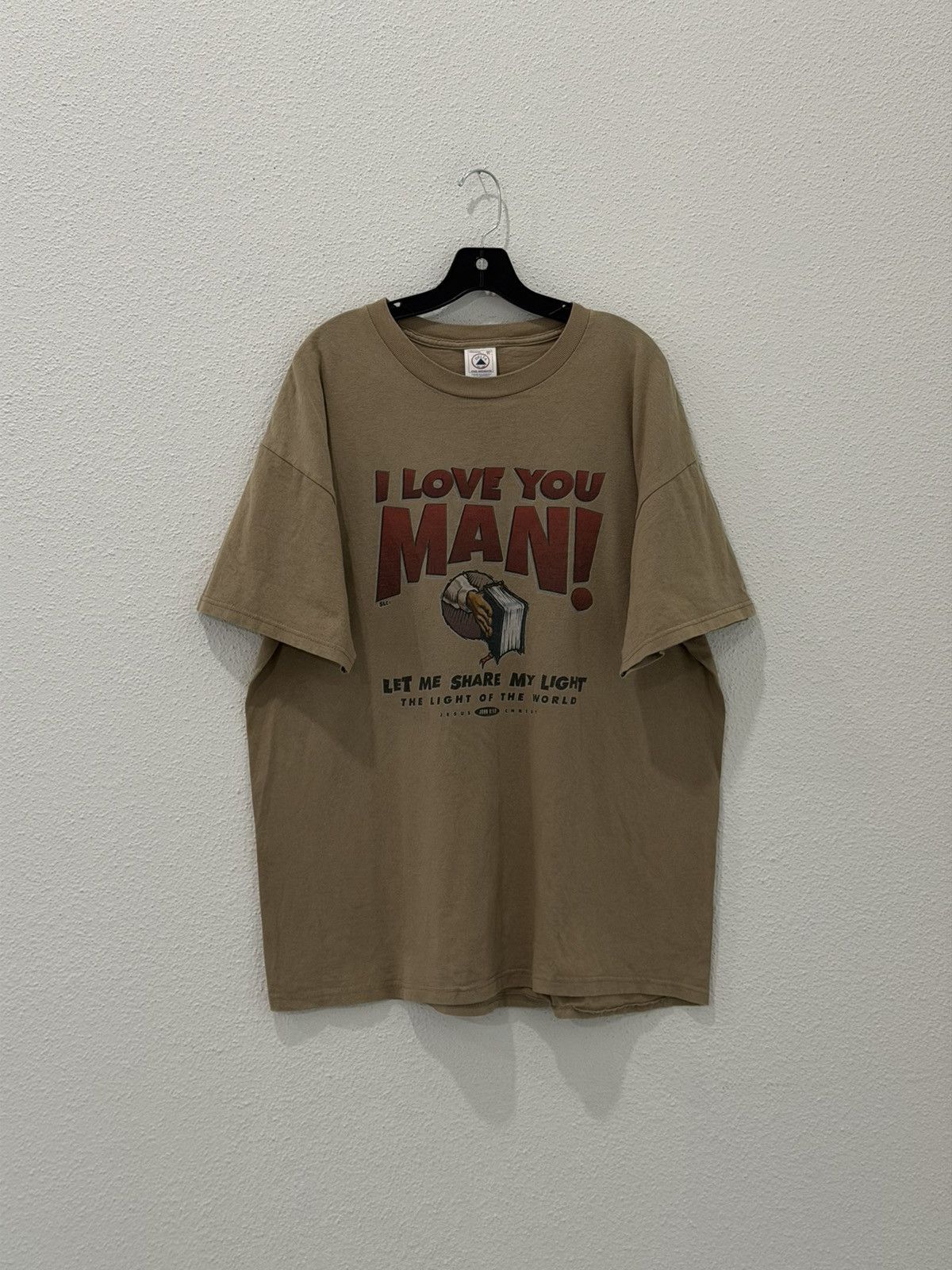 Vintage Vintage Jesus Tee I Love You Man Light of the World XL Bible Size US XL / EU 56 / 4 - 1 Thumbnail