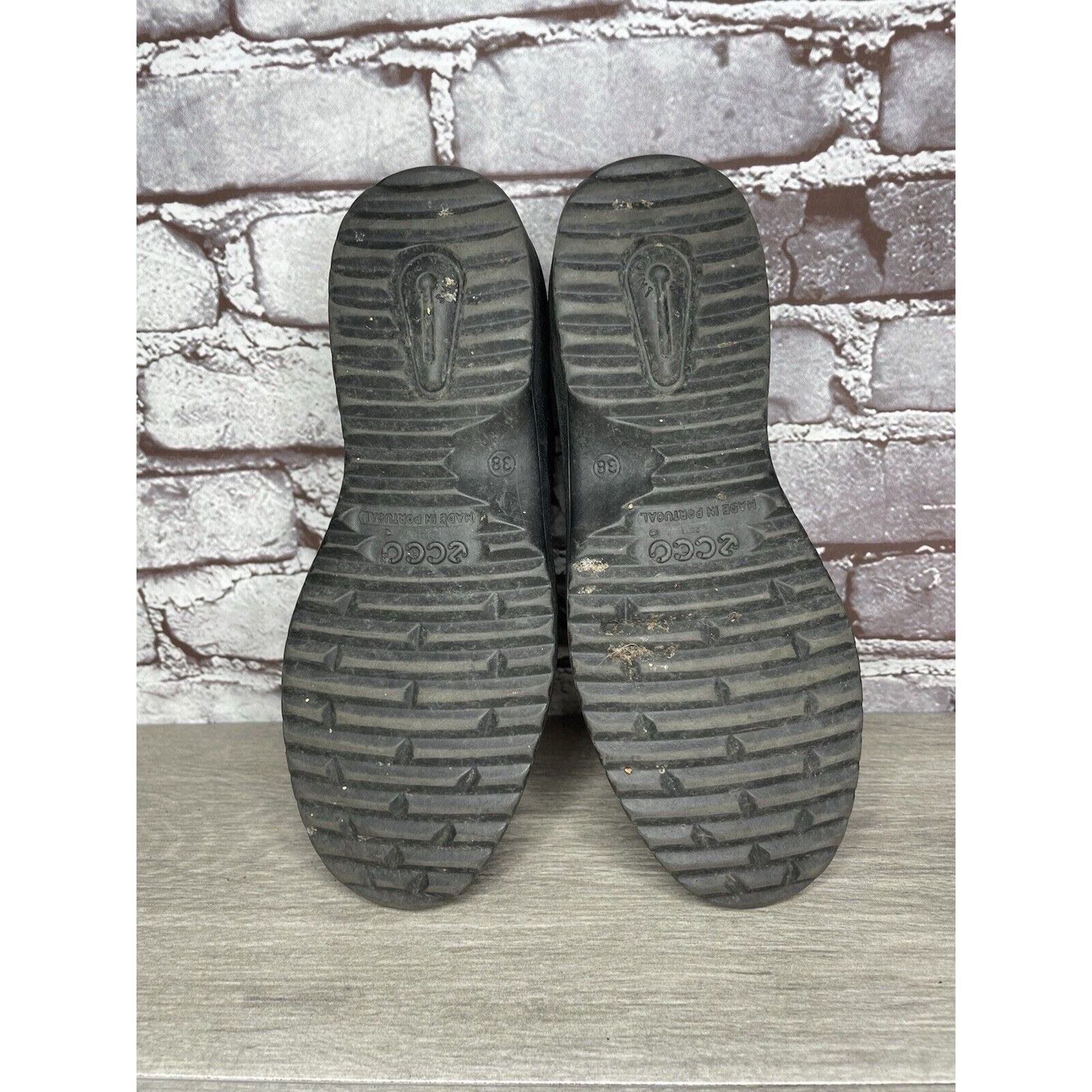 Ecco Ecco Choice Brown Suede Leather Comfort Lace Up Shoes Women’ Size US 7.5 / IT 37.5 - 12 Thumbnail