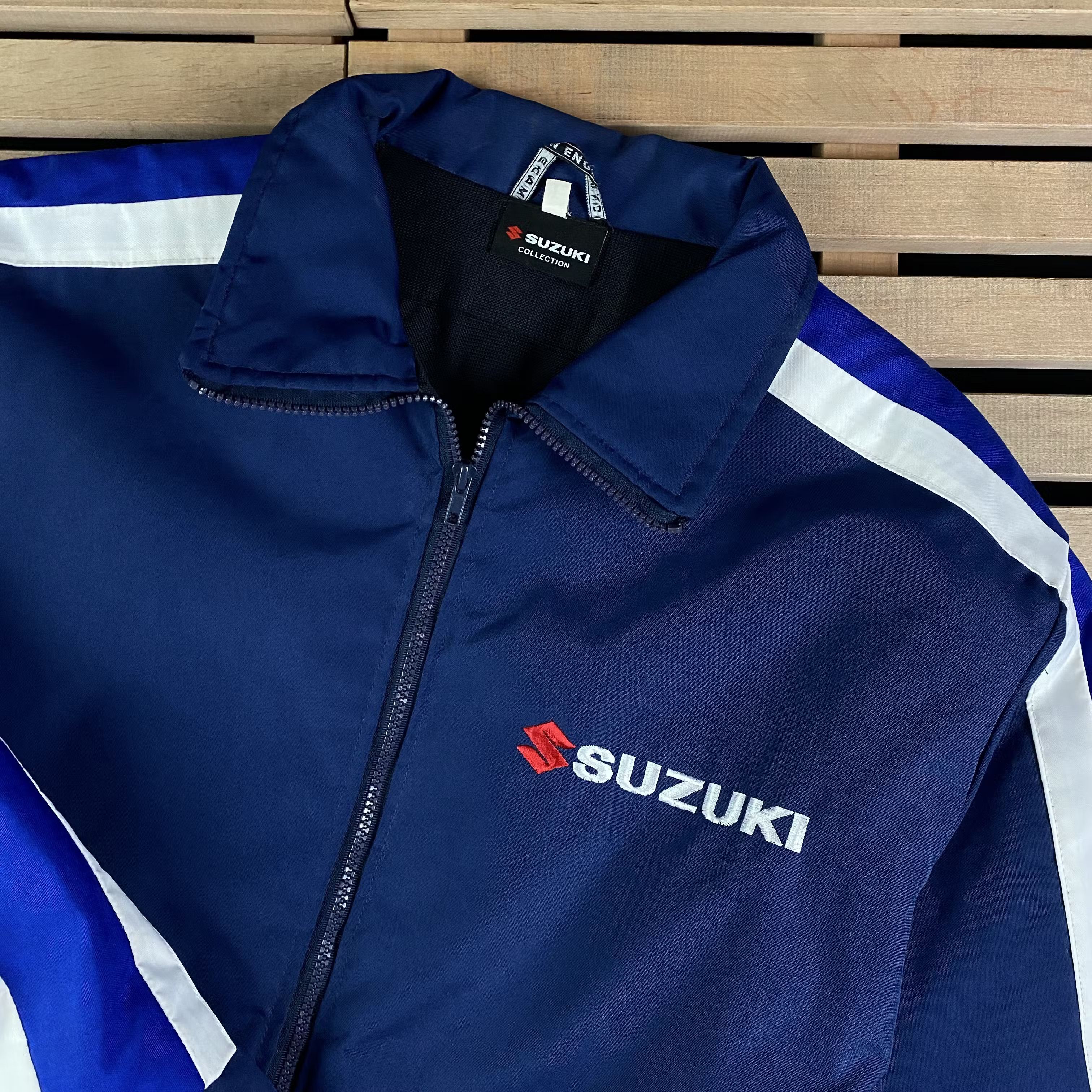 Japanese Brand Mens Bomber Jacket Suzuki Racing Size L Size US L / EU 52-54 / 3 - 2 Thumbnail