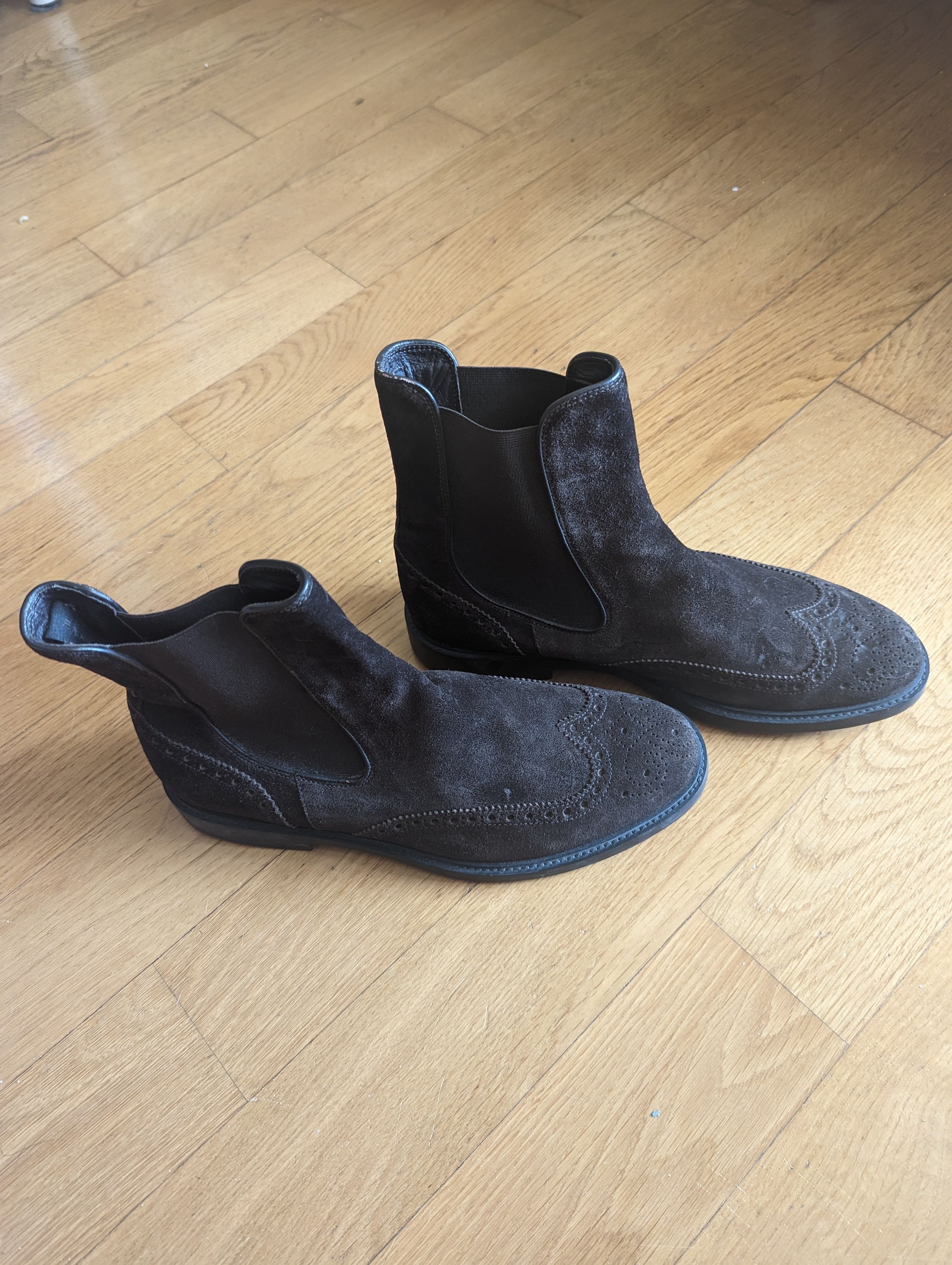 Fratelli Rossetti × Handmade Fratelli Rossetti Chelsea Boots 8UK Size US 9 / EU 42 - 2 Thumbnail