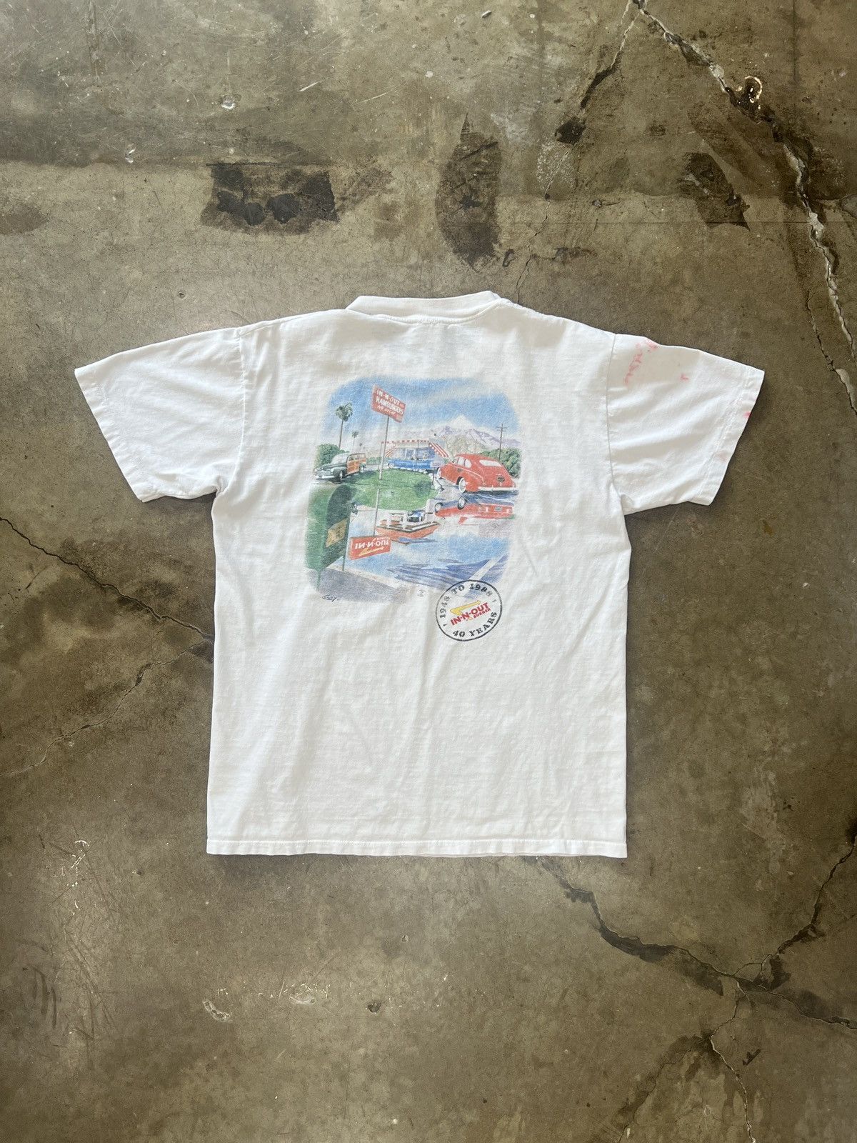 Vintage Vintage 1988 In-N-Out Southern California Fast Food Tee Large Size US L / EU 52-54 / 3 - 2 Thumbnail