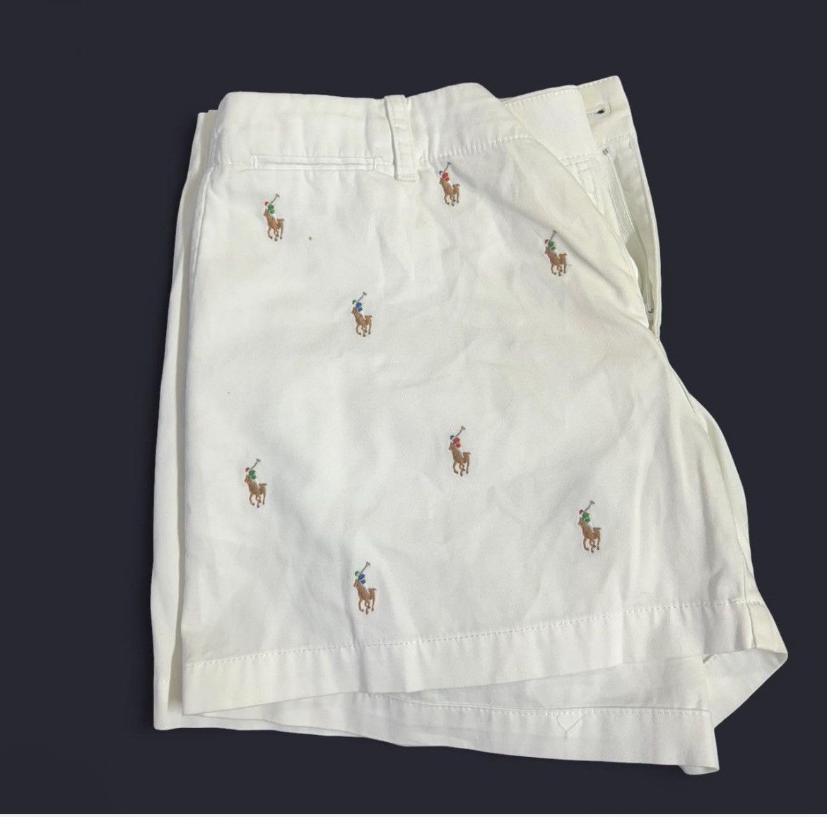 Polo Ralph Lauren Polo Ralph Lauren Embroidered Polo Shorts (6 / 28) Size US 28 / EU 44 - 3 Thumbnail