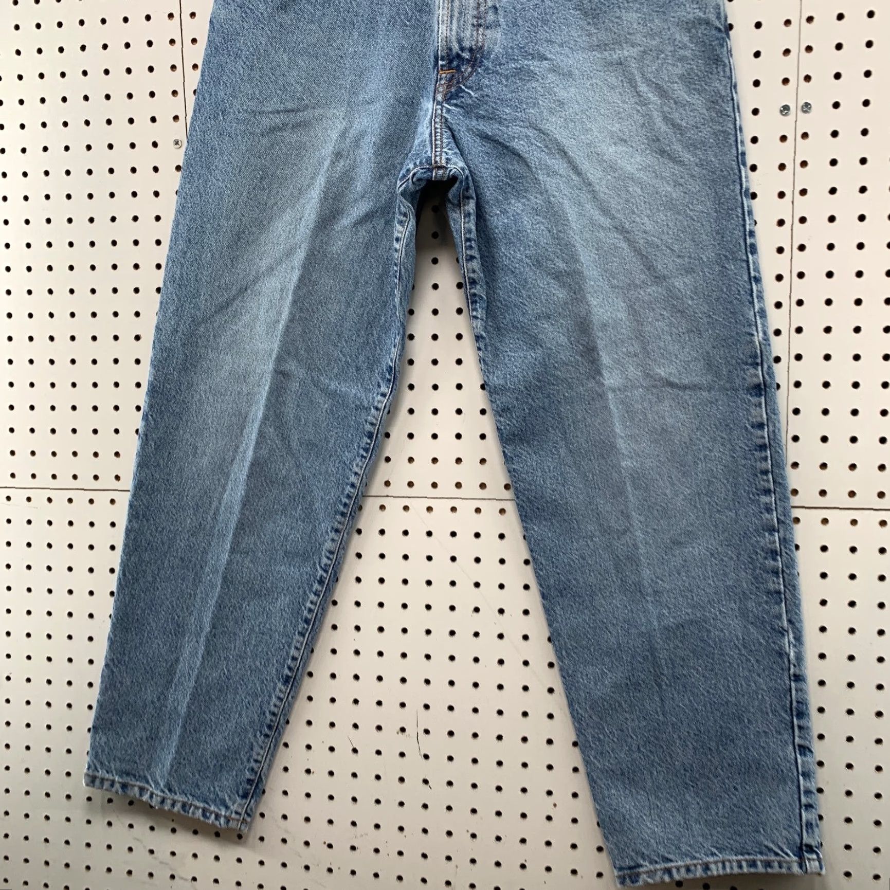 Lucky Brand VINTAGE Lucky Brand Jeans Men 30x29 Baggy Straight 8 Dungaree USA Blue Cotton Denim 5-Pocket Men’s Jeans Size US 30 / EU 46 - 6 Thumbnail