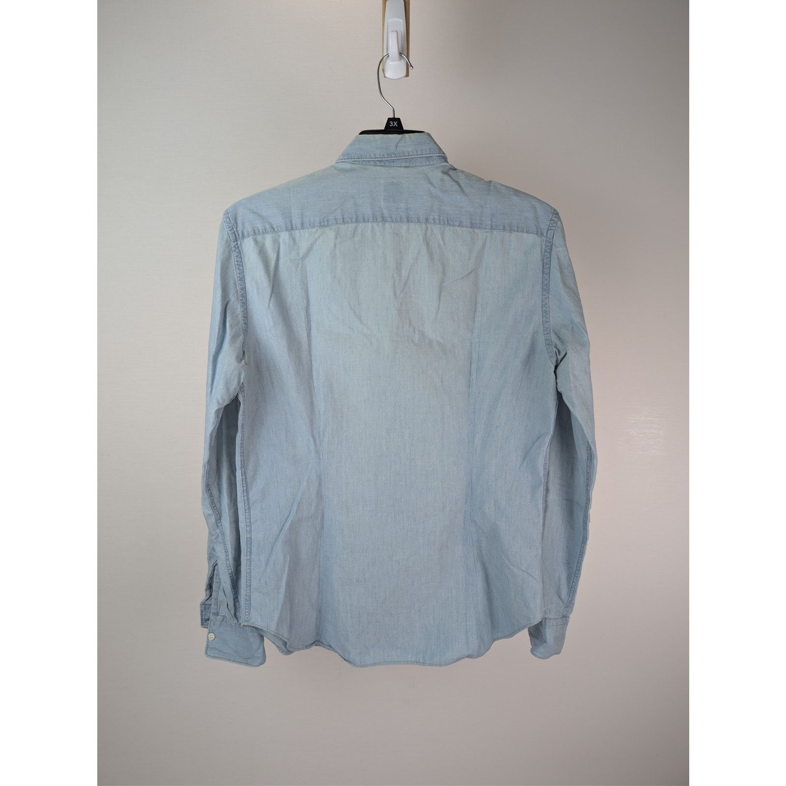Aspesi o1rshd1 CC20 Casual shirt Sedici Shirt in Light Denim Blue Size US M / EU 48-50 / 2 - 15 Thumbnail