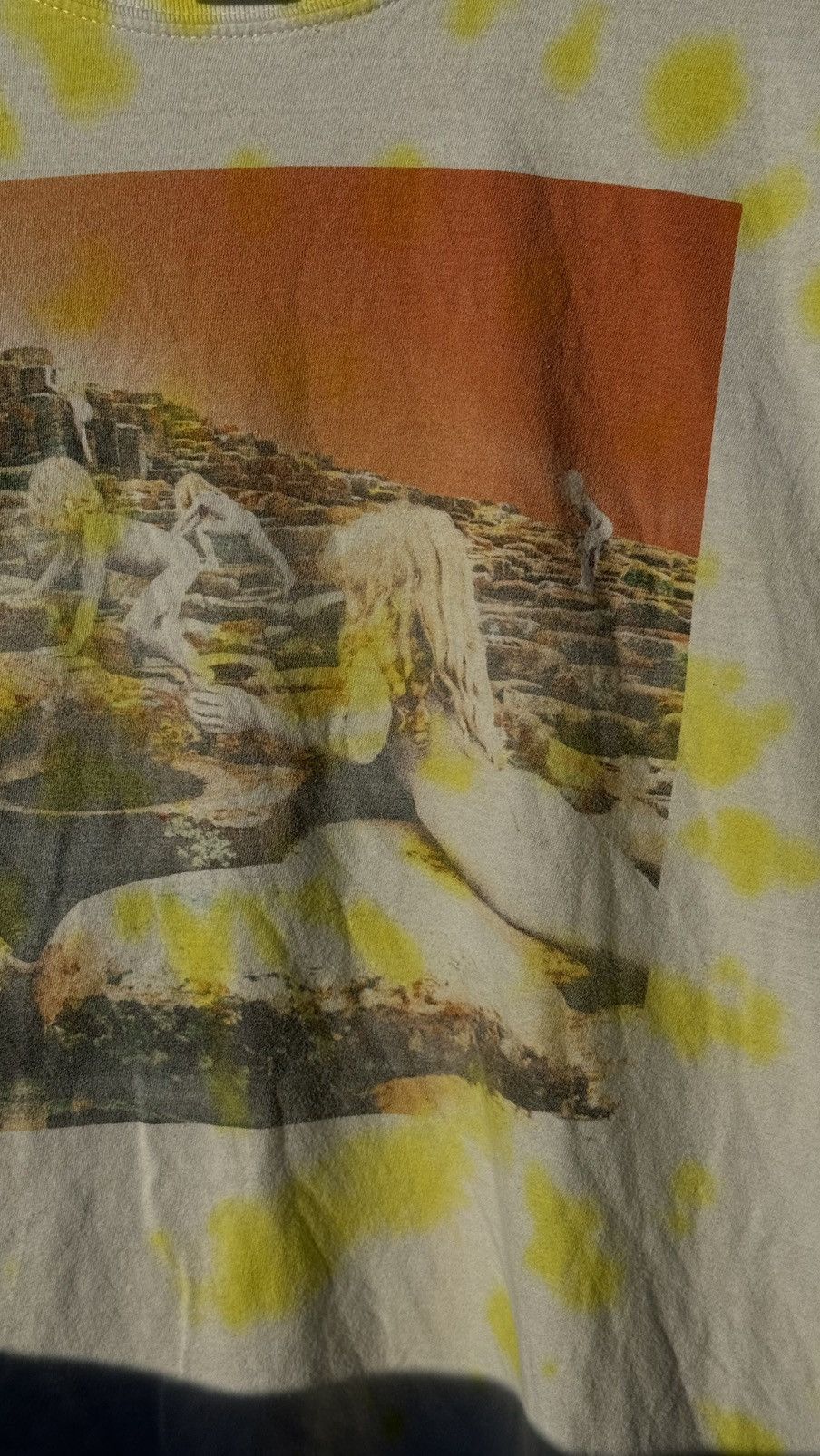 Band Tees × Vintage Led Zeppelin Houses of the Holy tie Dye vintage tee y2k Size US XXL / EU 58 / 5 - 6 Thumbnail
