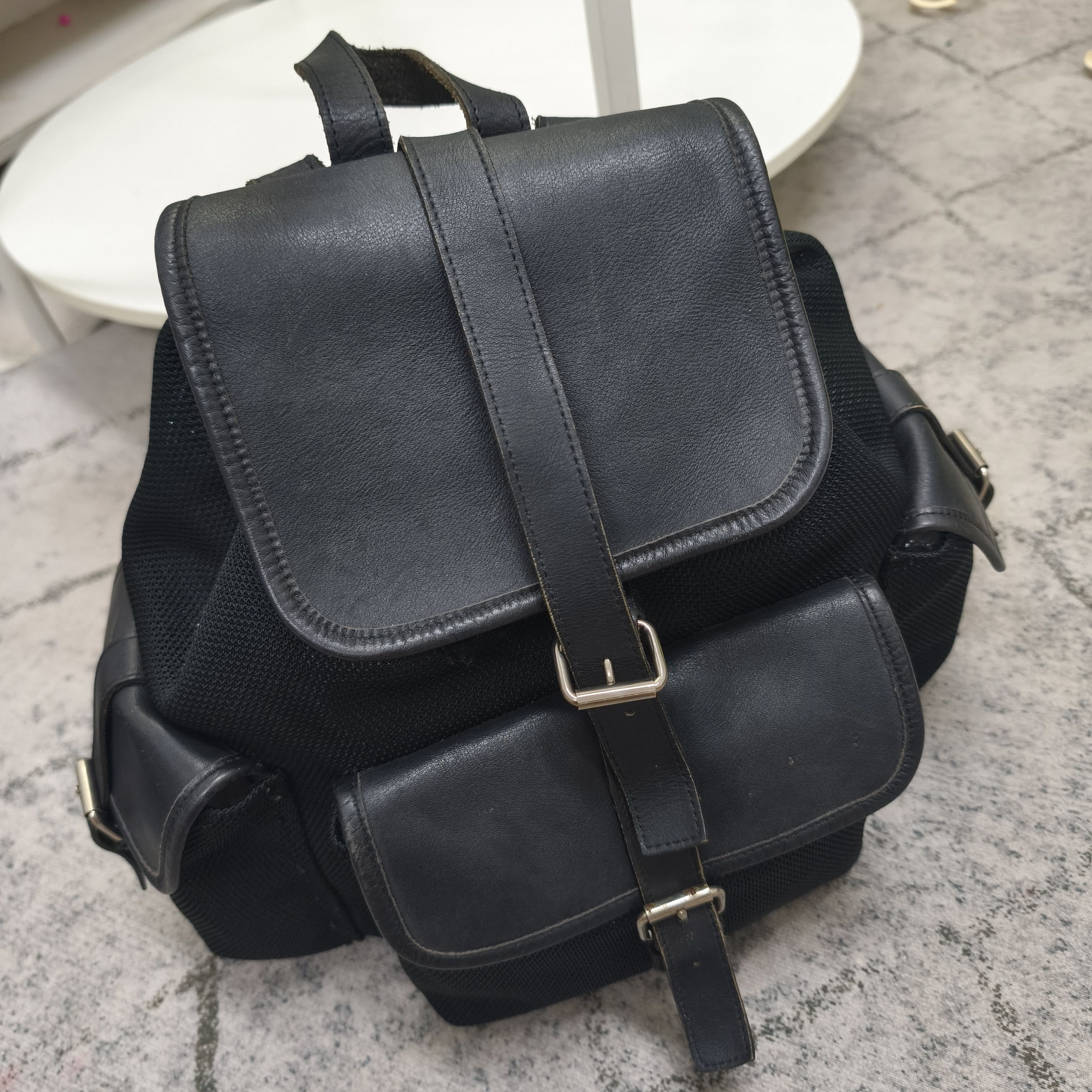 Yohji Yamamoto Rare Yohji Yamamoto Signature Gothic Backpack Size ONE SIZE - 5 Thumbnail