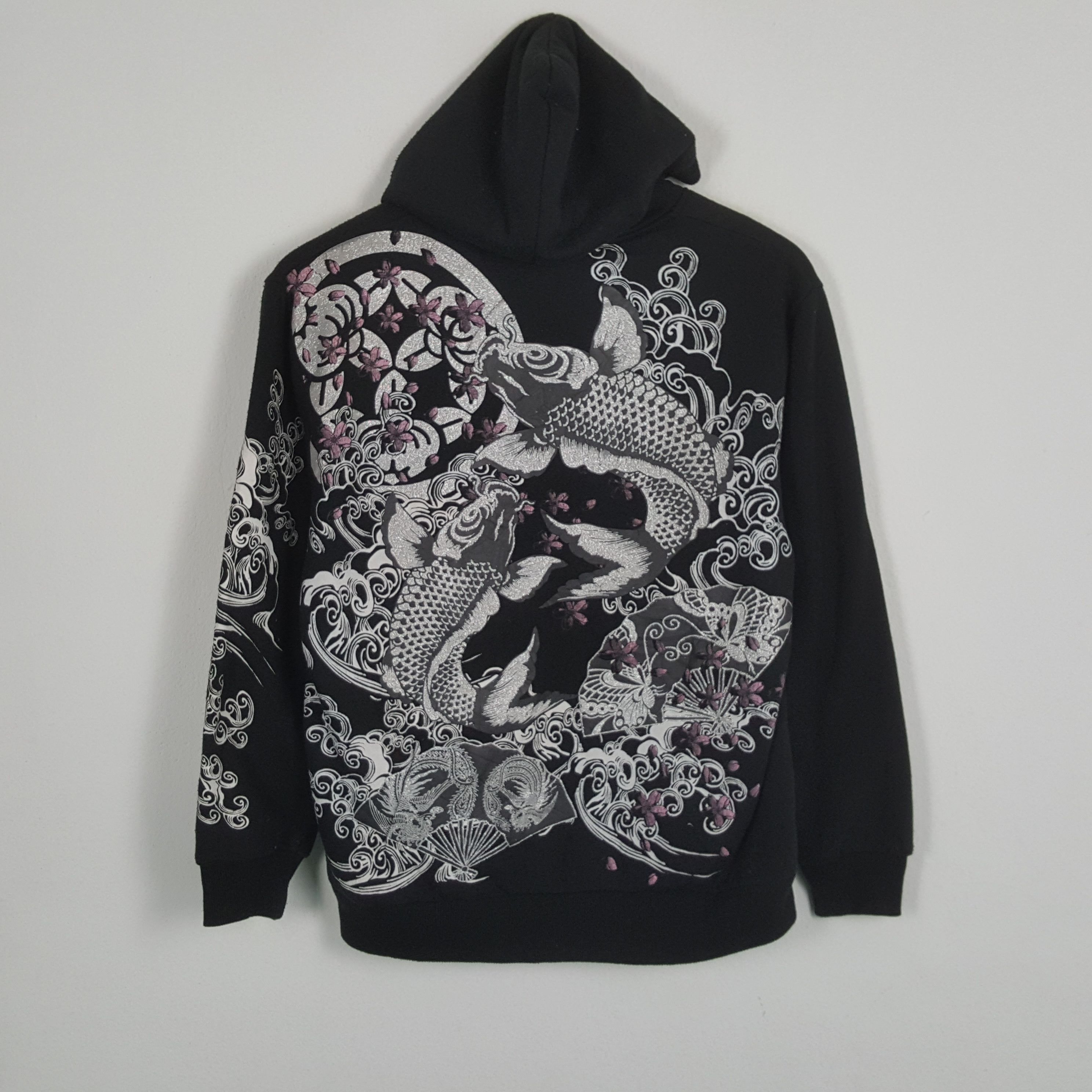 Vintage SUKAJAN SOUVENIR Japanese Streetwear Style Zipper Hoodies Size US L / EU 52-54 / 3 - 1 Thumbnail