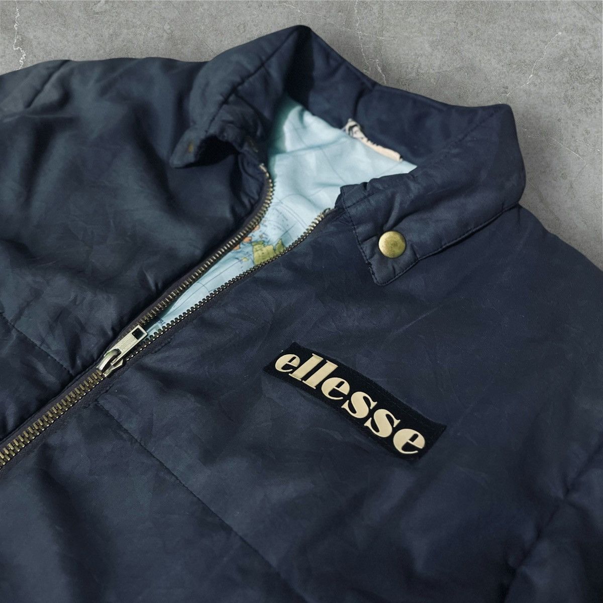 Ellesse × Vintage Vintage 80's ELLESSE Worldwide JACKET made in Italy RARE Size US XL / EU 56 / 4 - 2 Thumbnail
