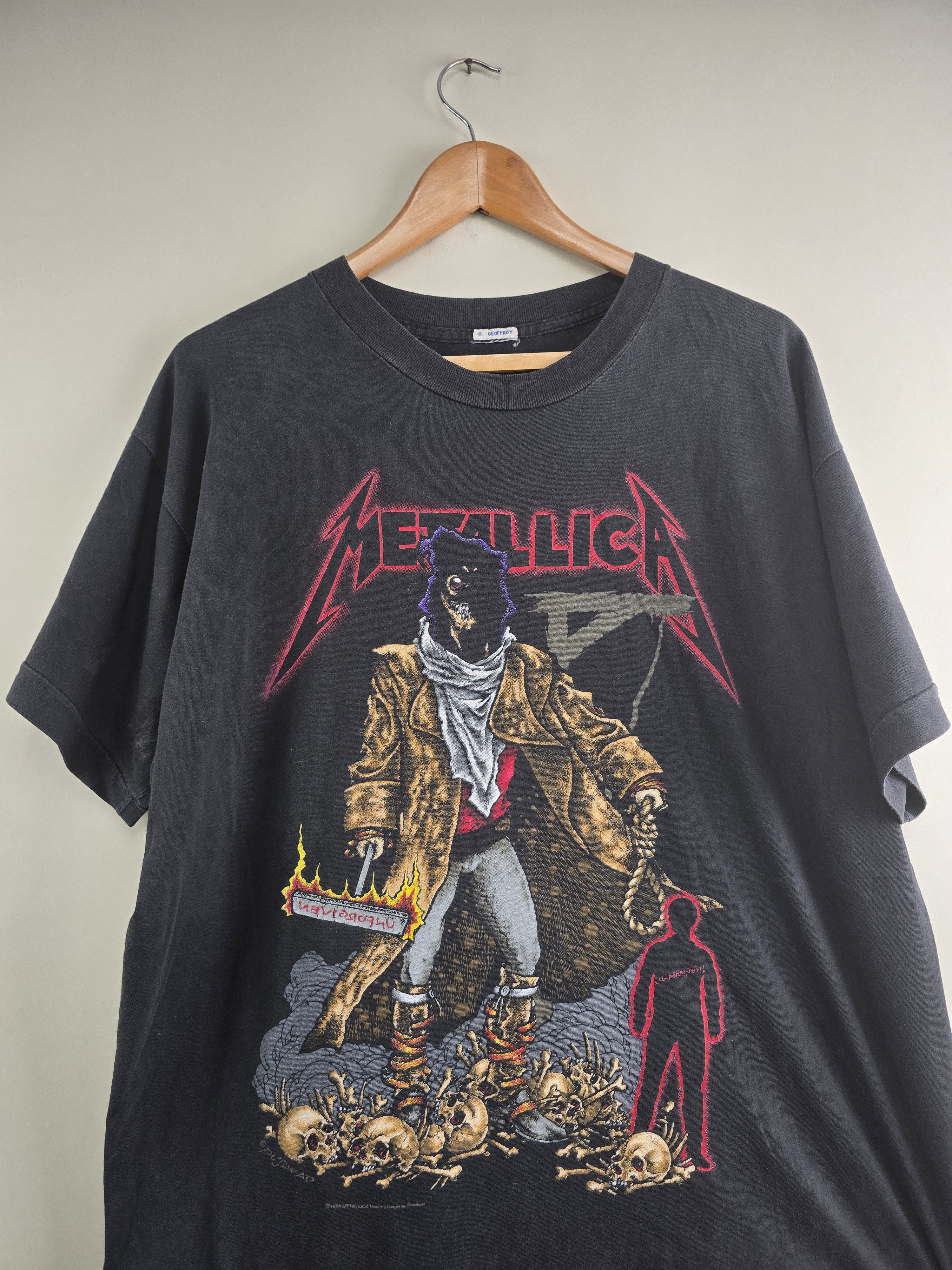Band Tees × Vintage 1992 Metallica Unforgiven XL 23" 29" Size US XL / EU 56 / 4 - 2 Thumbnail
