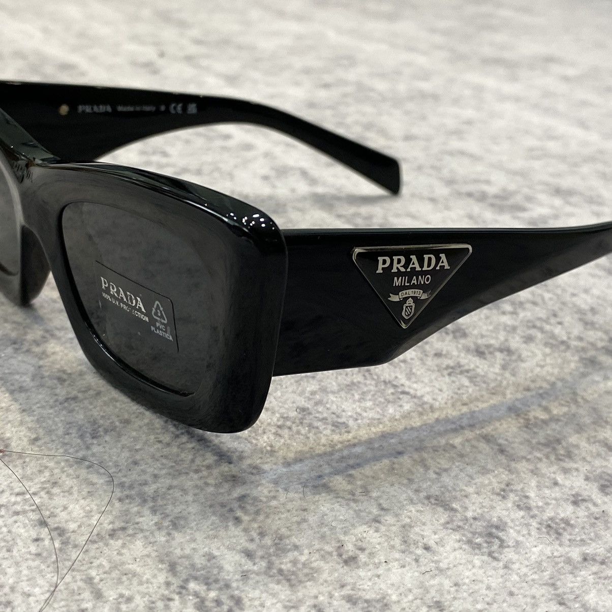 Prada PRADA OPR 13ZSF BLACK DARK GREY Size ONE SIZE - 5 Thumbnail