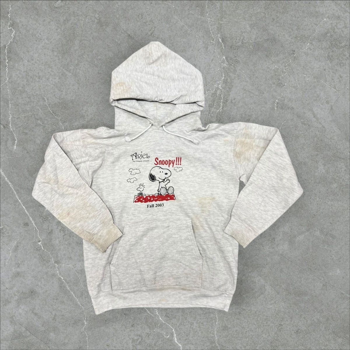 Peanuts × Vintage Thrashed 2003 Snoopy Hoodie Size US S / EU 44-46 / 1 - 1 Thumbnail