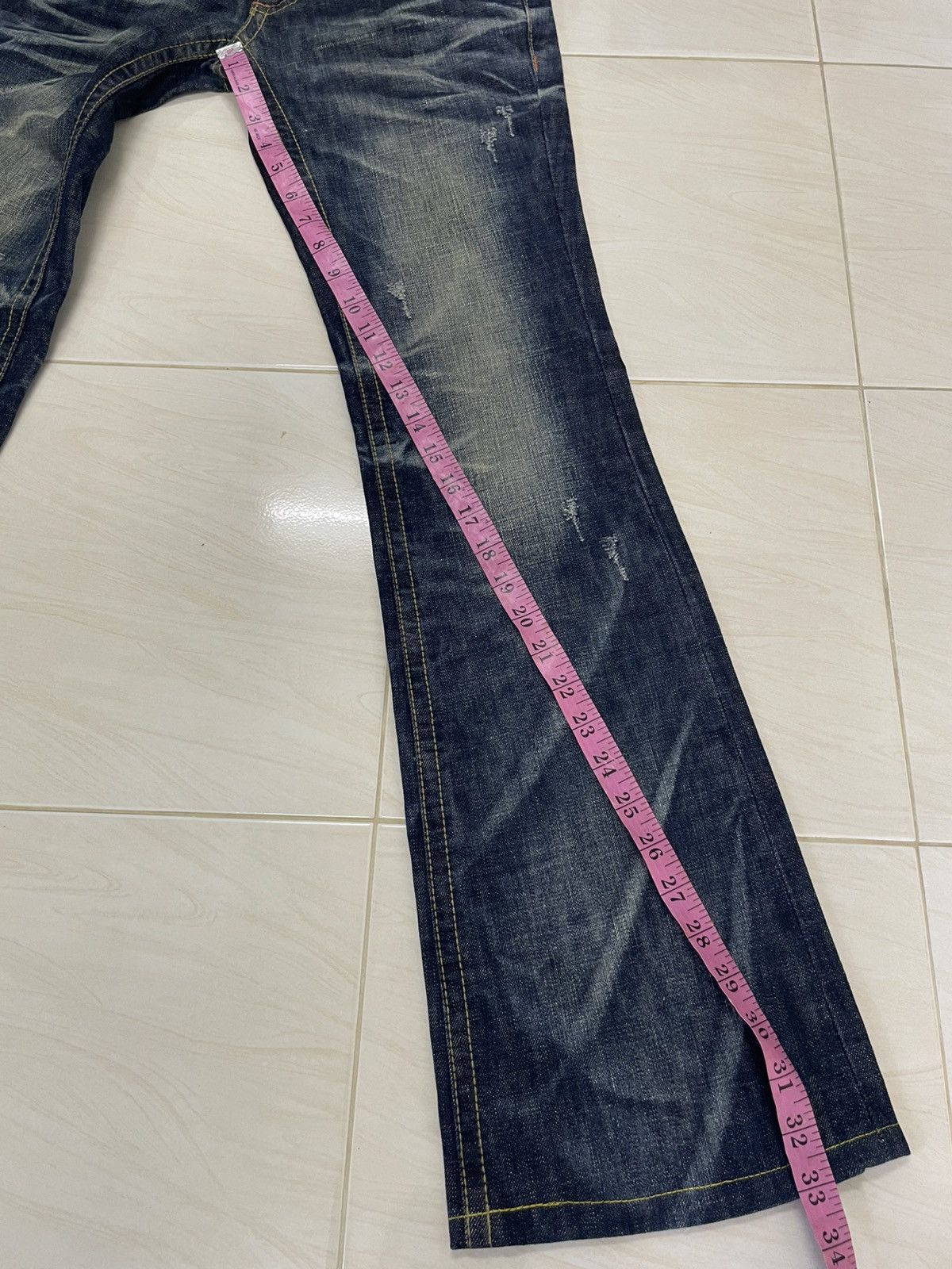 Tornado Mart Vintage Lolita Club By Concert Club Bootcut Denim Jeans Size US 30 / EU 46 - 5 Thumbnail