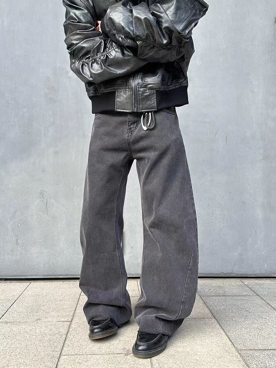 Vintage silhouette machete baggy jeans