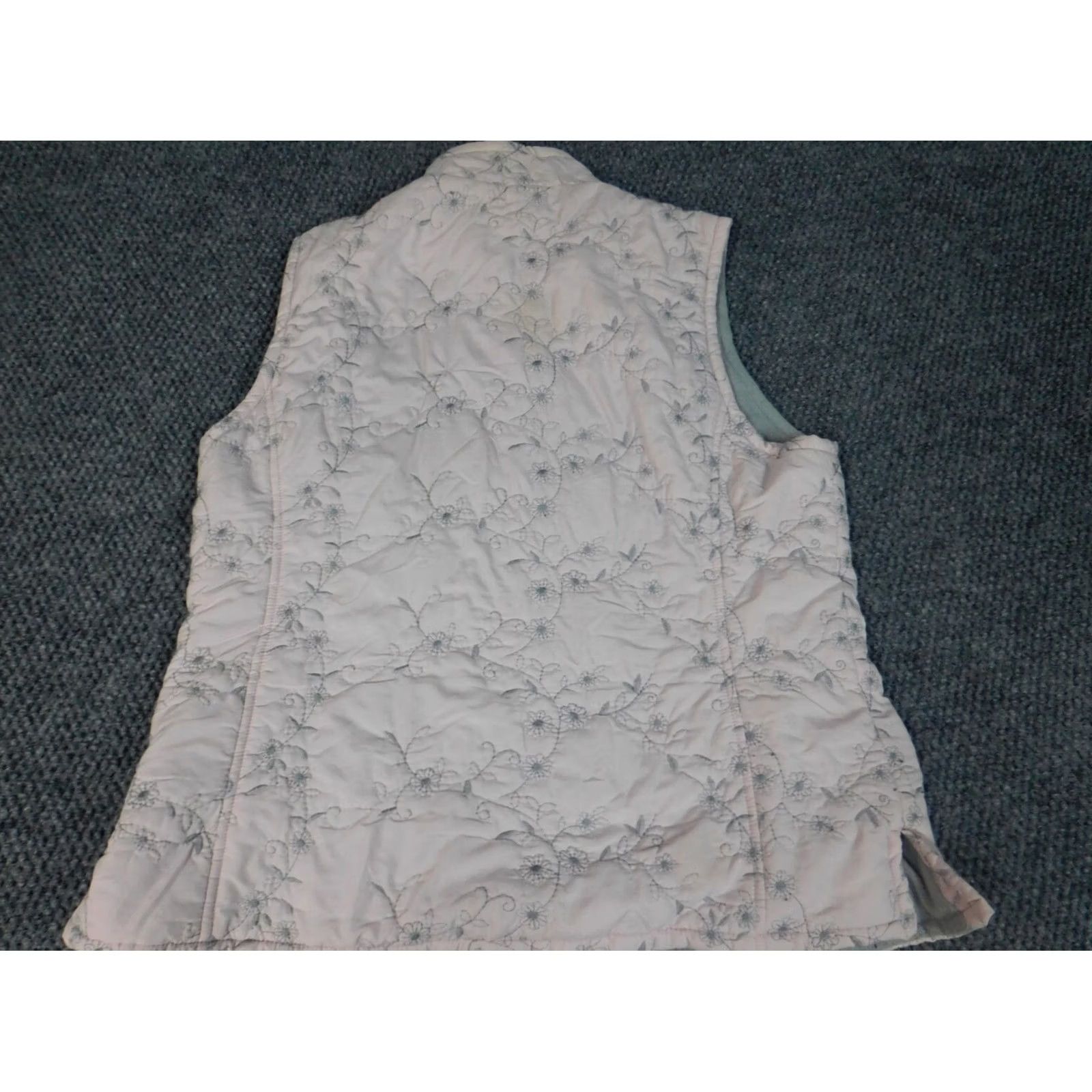 Croft & Barrow Croft & Barrow Vest Womens Small Pink Full Zip Floral Sleeveless Mid-Length Jacket/Coat Pattern Floral Casual Womens Regular Size S / US 4 / IT 40 - 7 Thumbnail