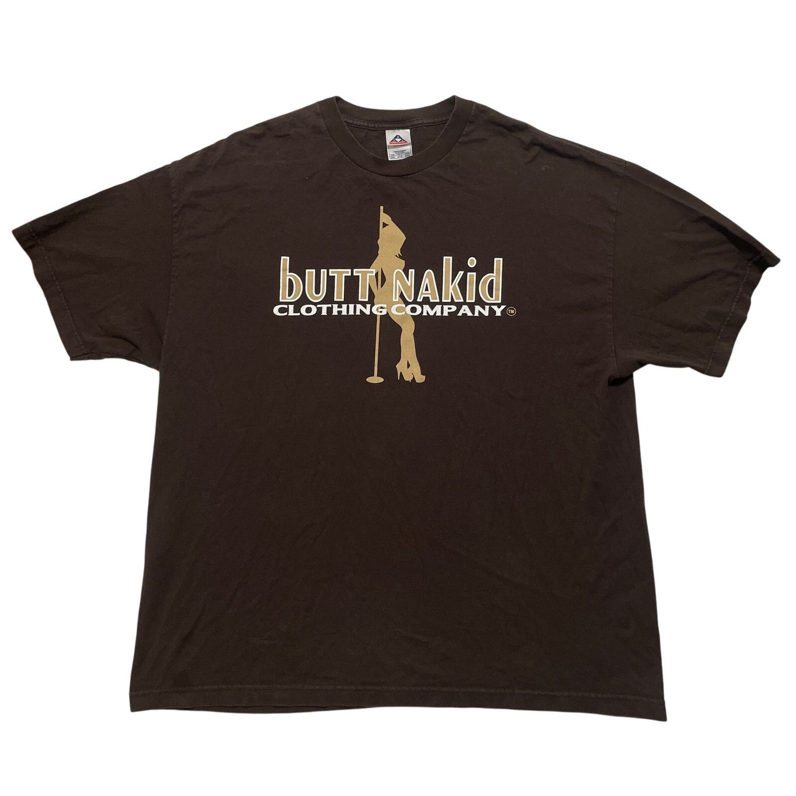 Other VTG Y2K 00's Strip Club Stripper Brown Graphic T-Shirt 2XL Size US XXL / EU 58 / 5 - 1 Thumbnail