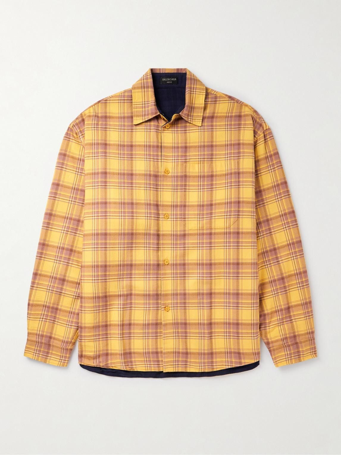 Balenciaga Reversible checked shirt Size US L / EU 52-54 / 3 - 11 Thumbnail