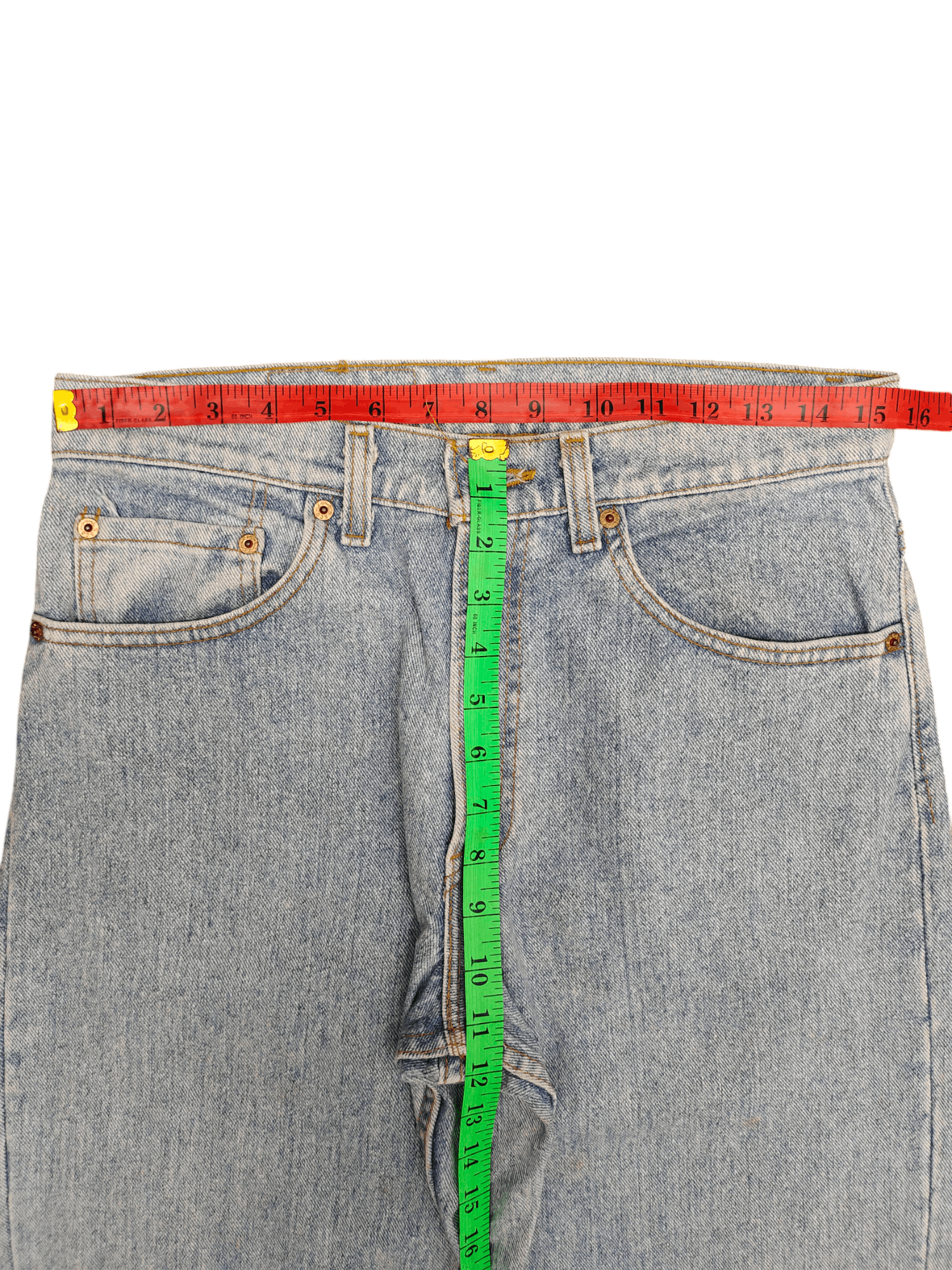 Levi's Vintage 90s Levi's 550 Sand Light Wash Denim Jeans Size US 31 - 8 Thumbnail
