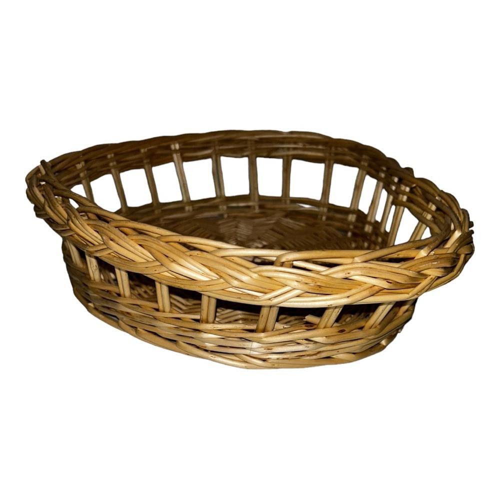 Designer Heart Shaped Wicker Basket Size ONE SIZE - 3 Thumbnail