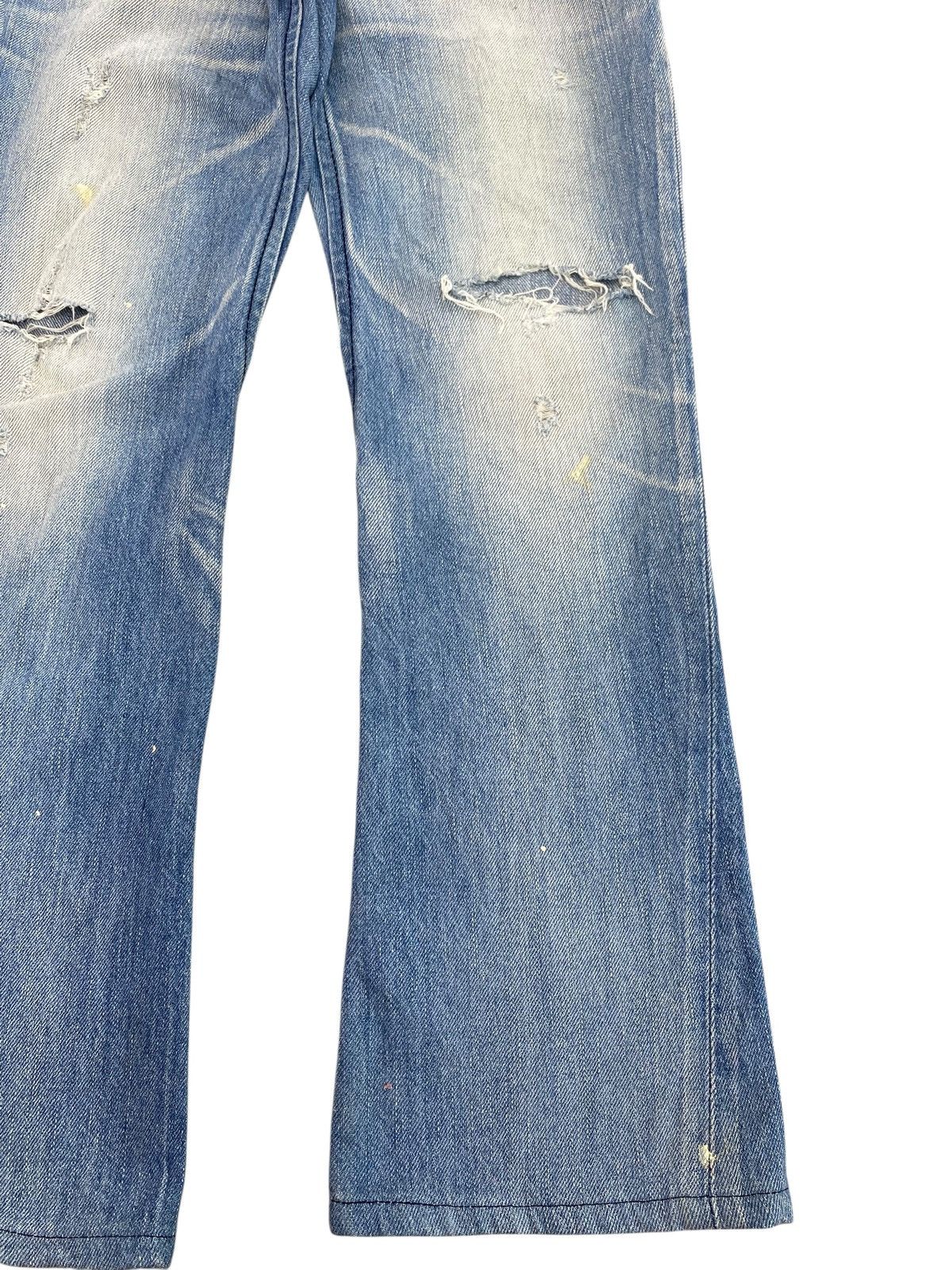 Edwin Edwin Faded Wash Distressed Style Bootcut Jeans Size US 30 / EU 46 - 7 Thumbnail