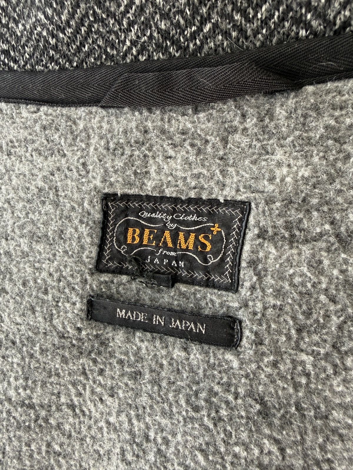 Beams Plus Beams+ Digital Houndstooth Shawl Neck Cardigan Size US M / EU 48-50 / 2 - 6 Thumbnail