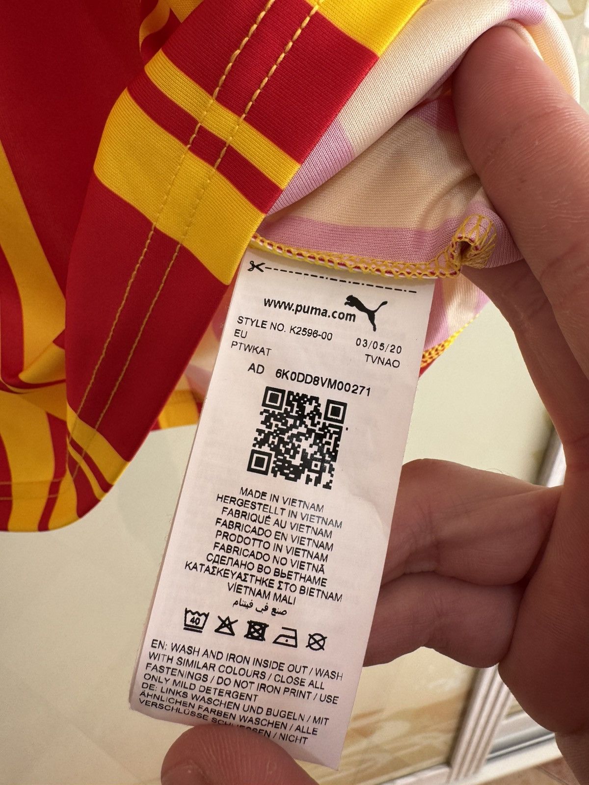 Puma West Bromwich 2020-2021 Third Soccer Jersey Football Kit Size US XL / EU 56 / 4 - 7 Thumbnail