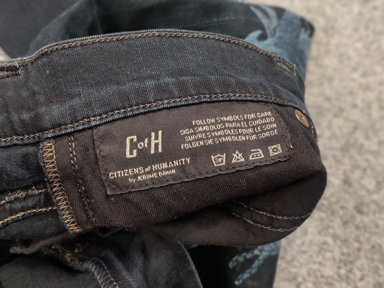 Citizens Of Humanity Citizens of Humanity Design USA Dragon Logo Denim Jeans Size 29" - 21 Thumbnail