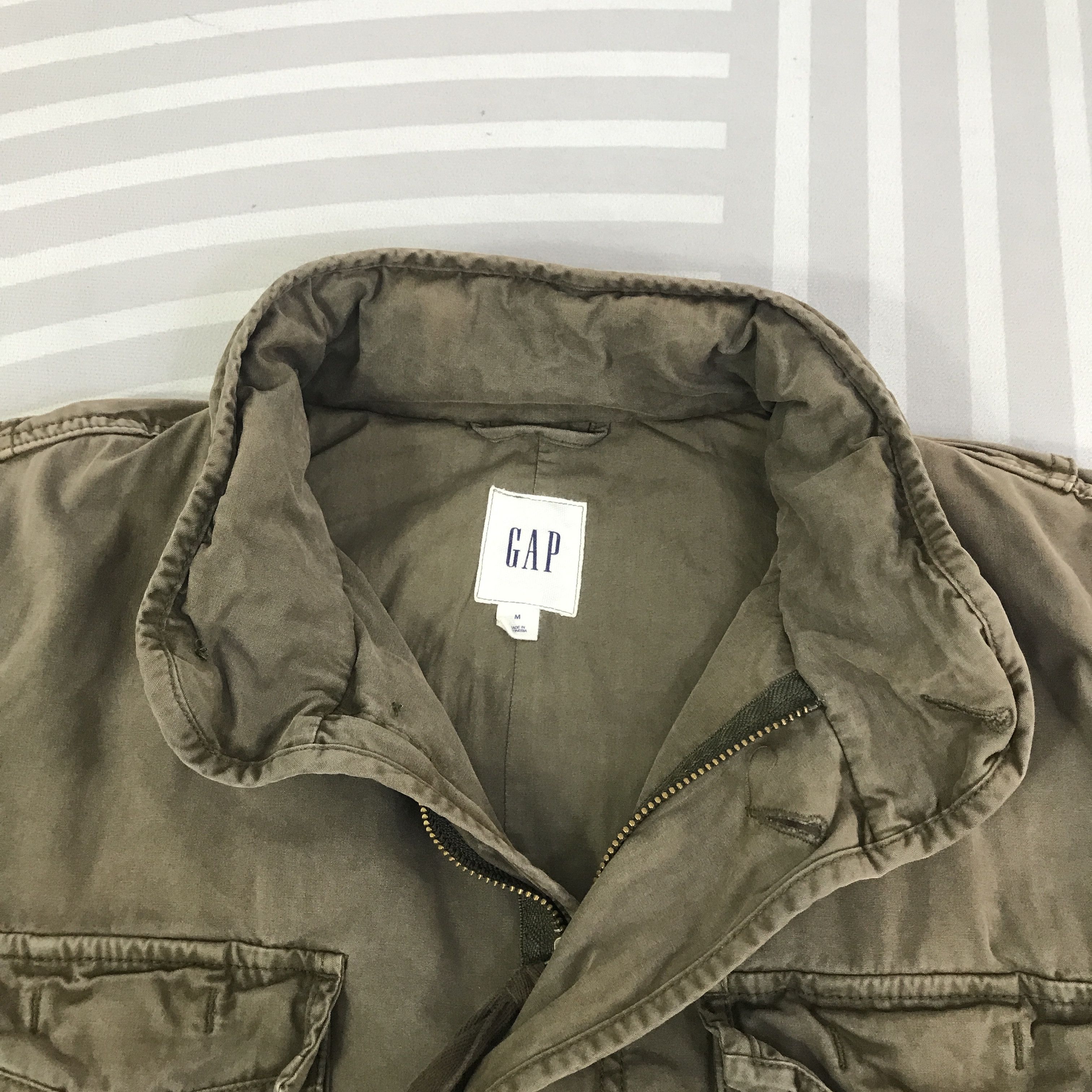 Gap Vintage Gap Brown M65 Style Jacket K95B3 Size US M / EU 48-50 / 2 - 5 Thumbnail