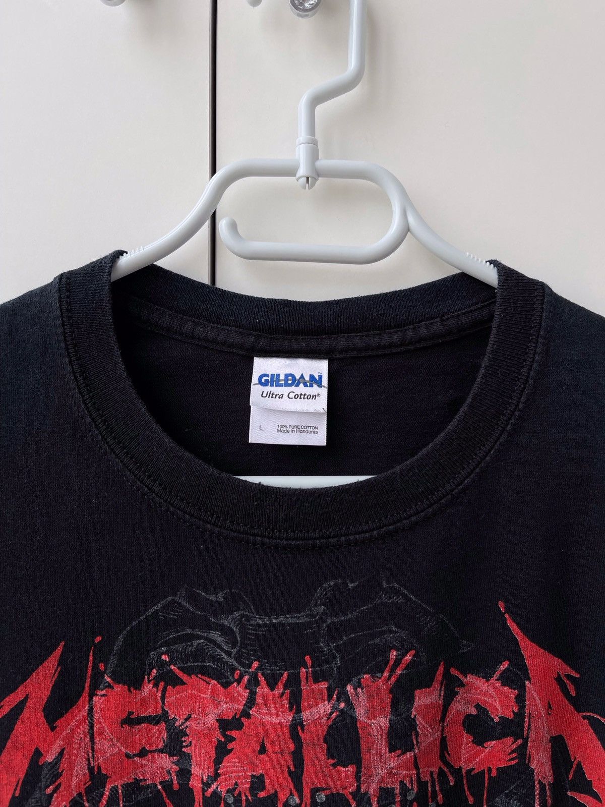 Band Tees × Metallica × Vintage Vintage Metallica Skull Big Logo Rock Tee Size US L / EU 52-54 / 3 - 3 Thumbnail
