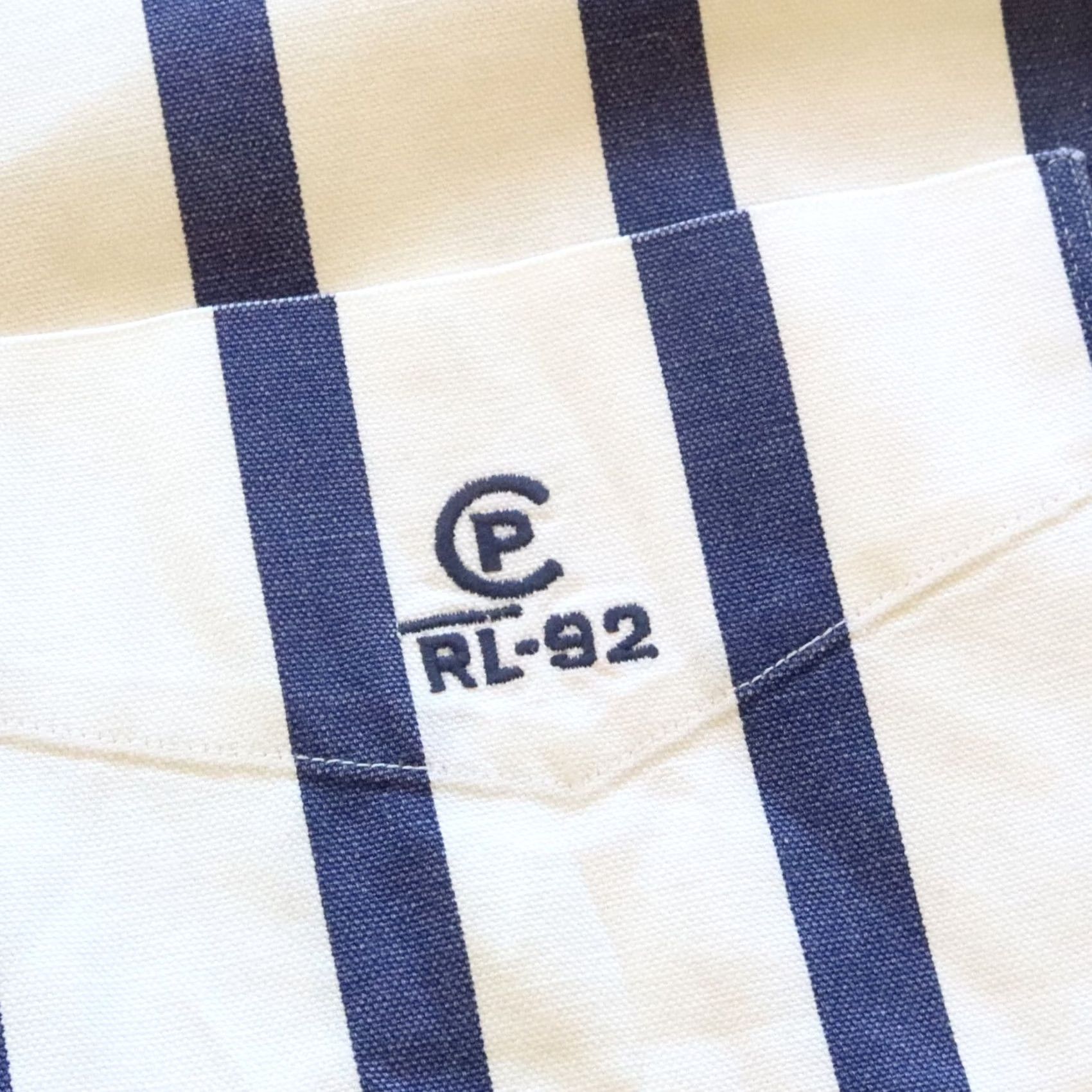 Ralph Lauren VINTAGE Ralph Lauren Polo Shirt Men L Blue Striped Button-Down 90s CP RL 92 Size US L / EU 52-54 / 3 - 6 Thumbnail