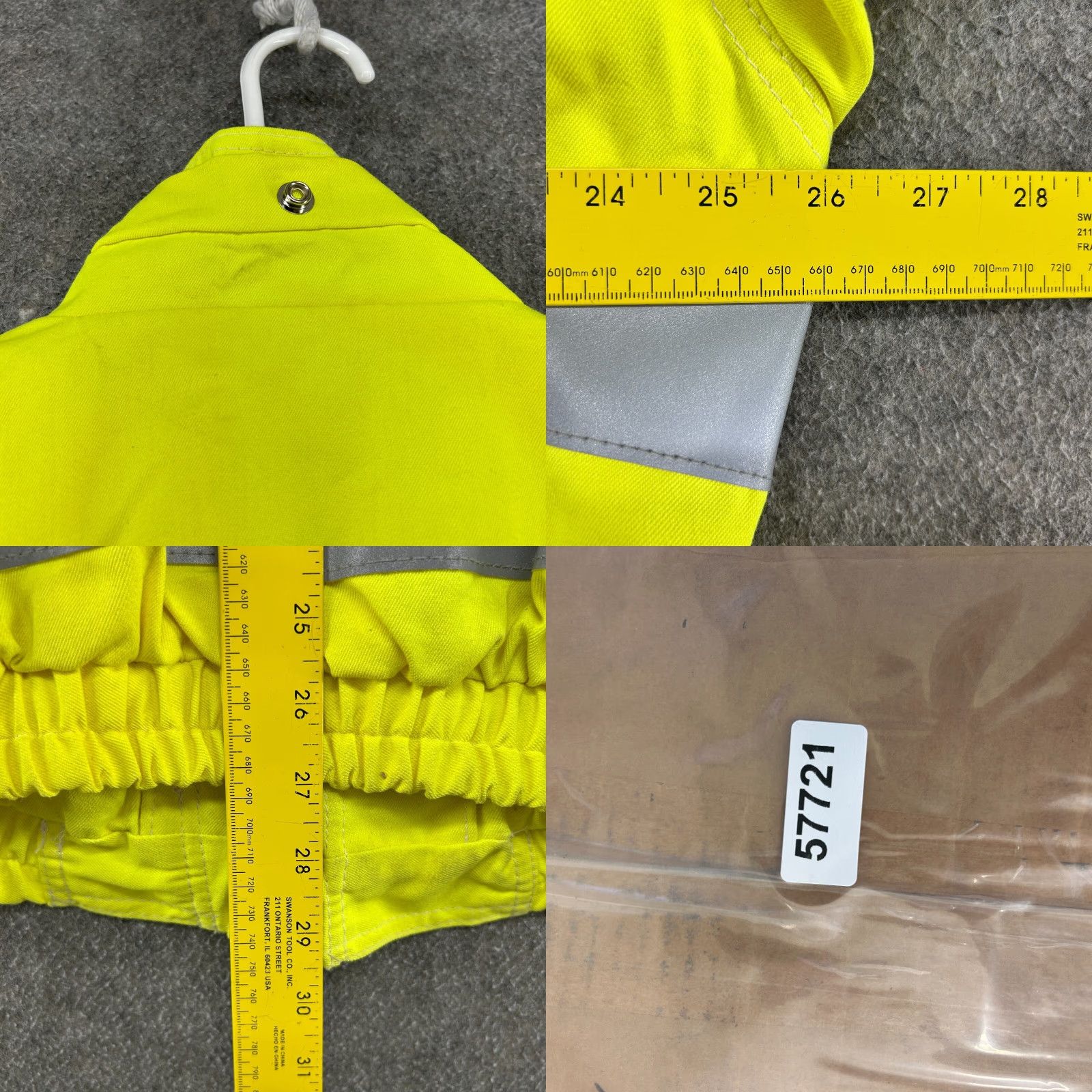 Vintage Bulwark Jacket Mens L Yellow Flame Resistant Hi Vis Reflective 31 ATPV Jacket Long Sleeve Men Reflective Bulwark Yellow L Men Size US L / EU 52-54 / 3 - 10 Thumbnail