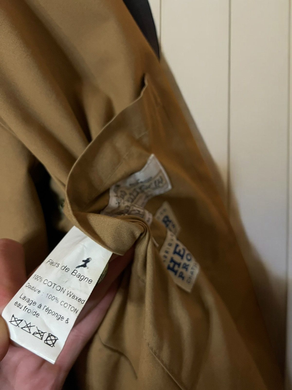 Designer × Vintage OFFER!🫵🏻 FLEURS DE BAGNE “Le Falot” WAXED VINTAGE JACKET Size US L / EU 52-54 / 3 - 8 Thumbnail