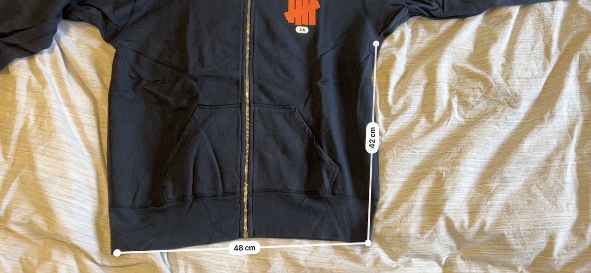 Undefeated Undefeated Blue Hoodie (Vintage Early 2000s) Size US M / EU 48-50 / 2 - 5 Thumbnail