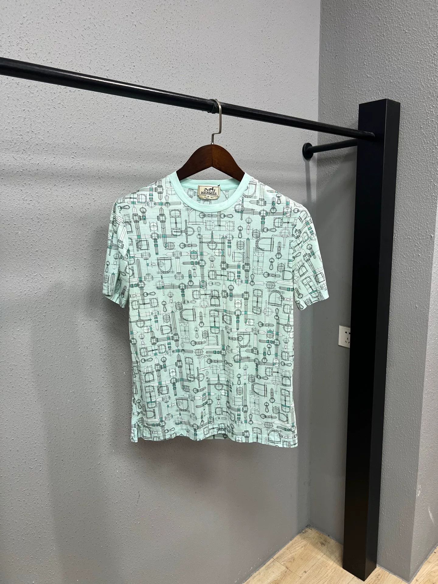 Hermes Hermes Full Print Short Sleeve T-Shirt Size XS / US 0-2 / IT 36-38 - 1 Thumbnail